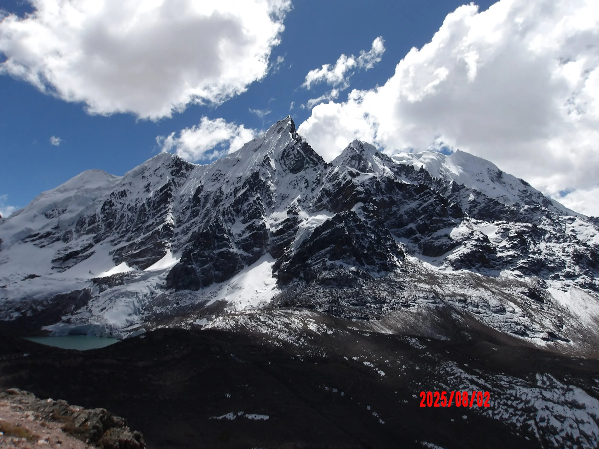 Glaciares en el trek de Ausangate en Perú