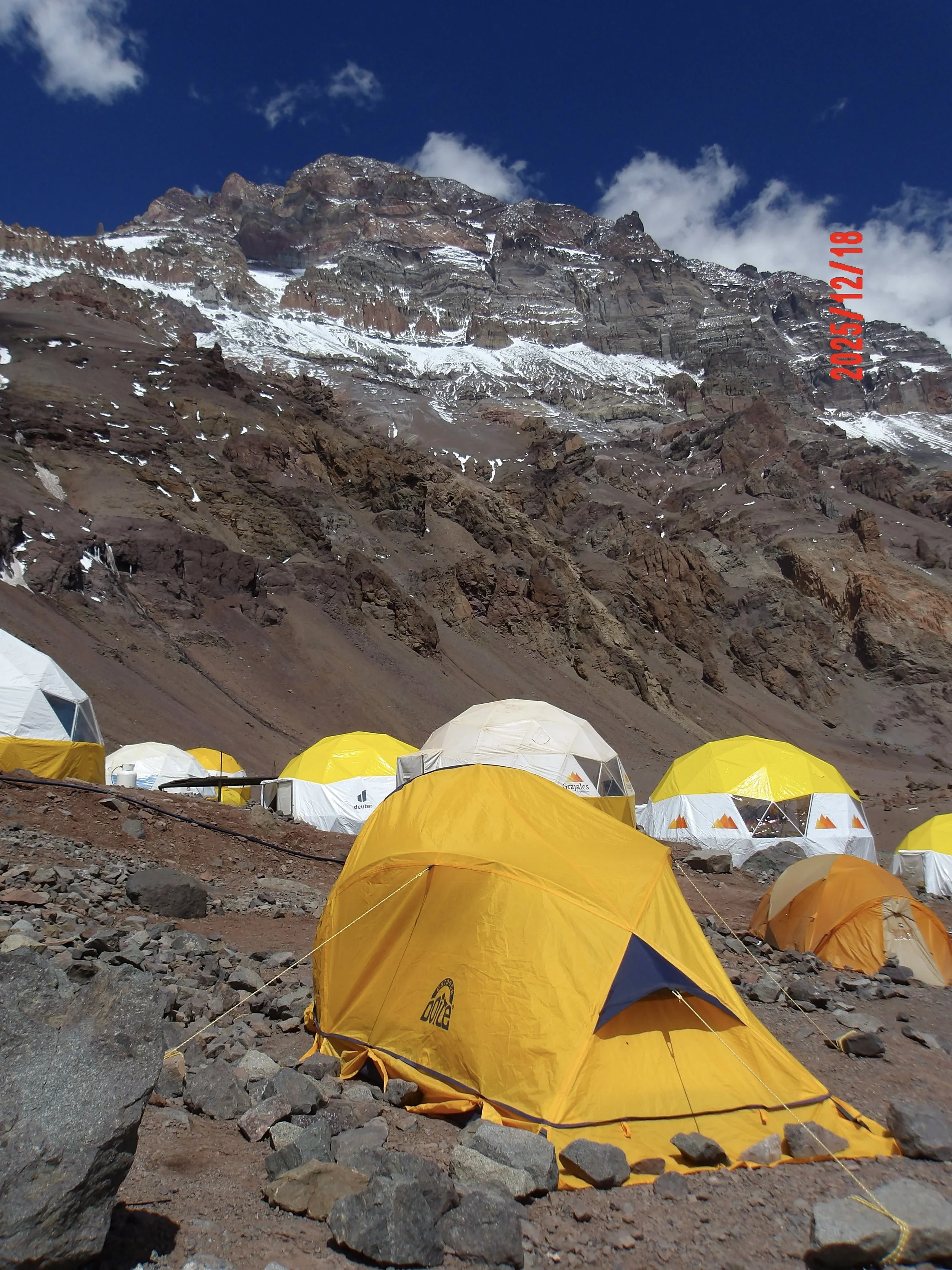 Campamento Plaza de Mulas.