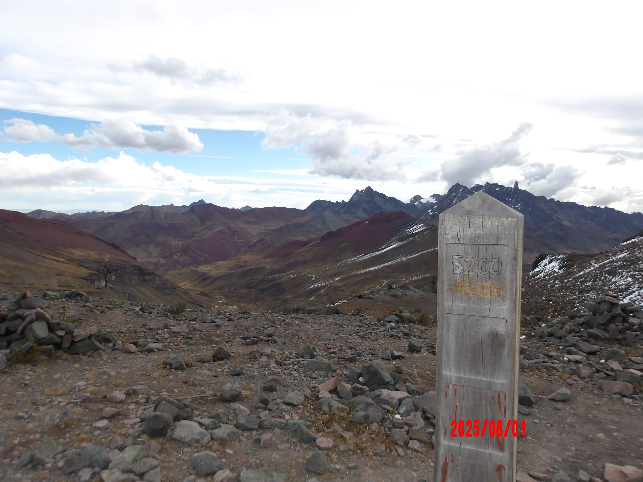 Paso de altura en el Ausangate.