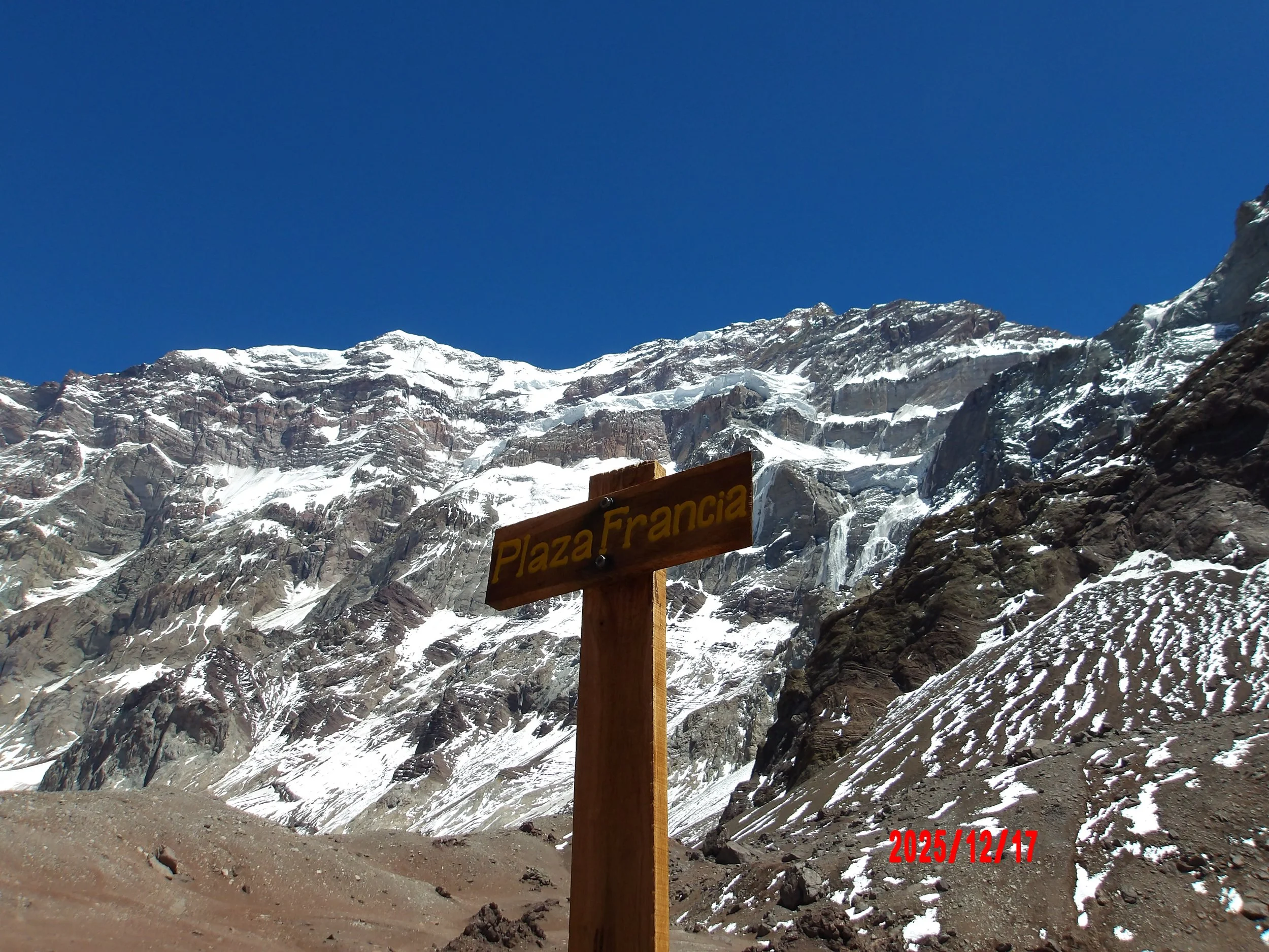 Plaza Francia en Aconcagua.