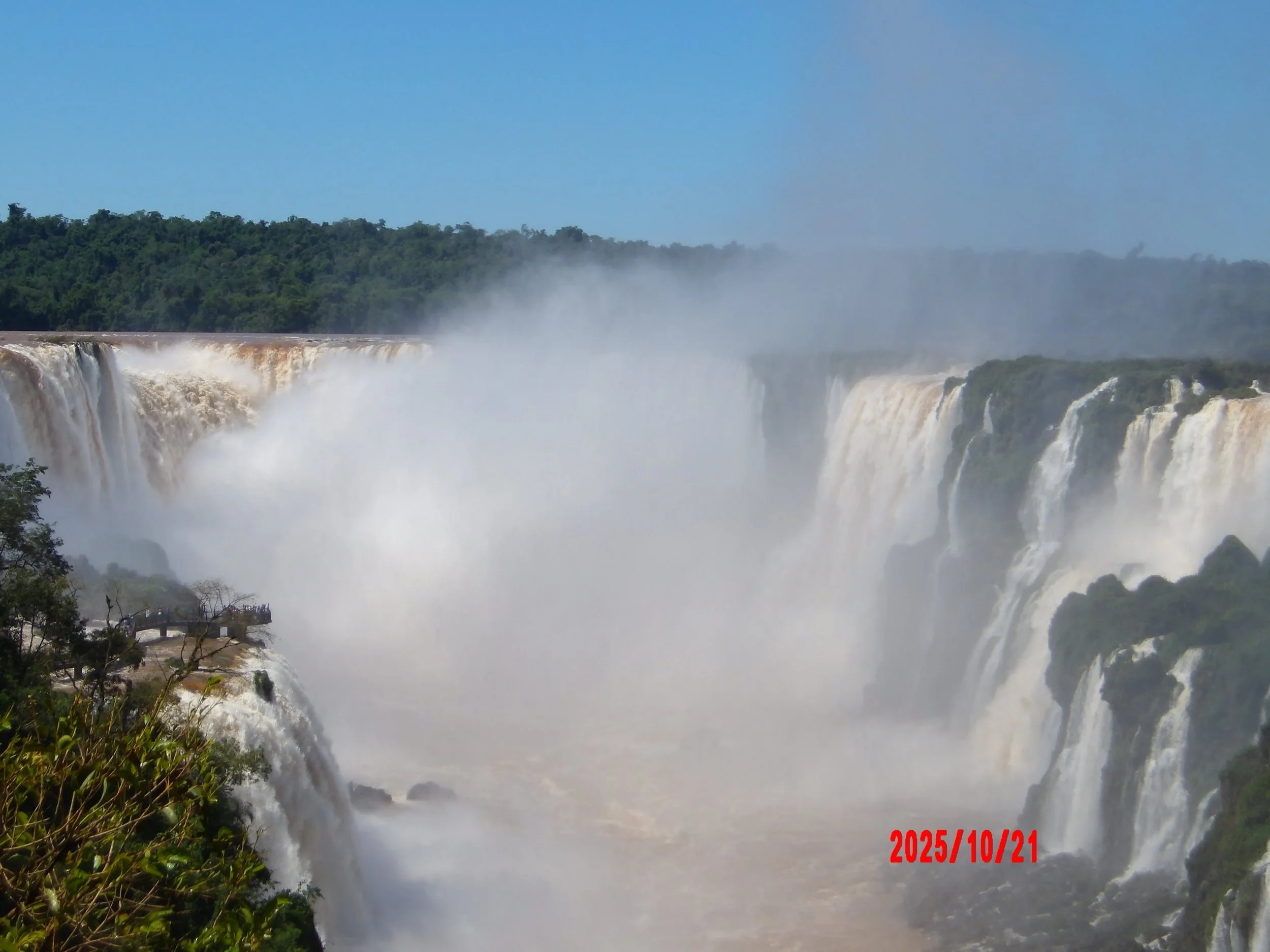 Garganta del diablo en las cataratas del Iguazú