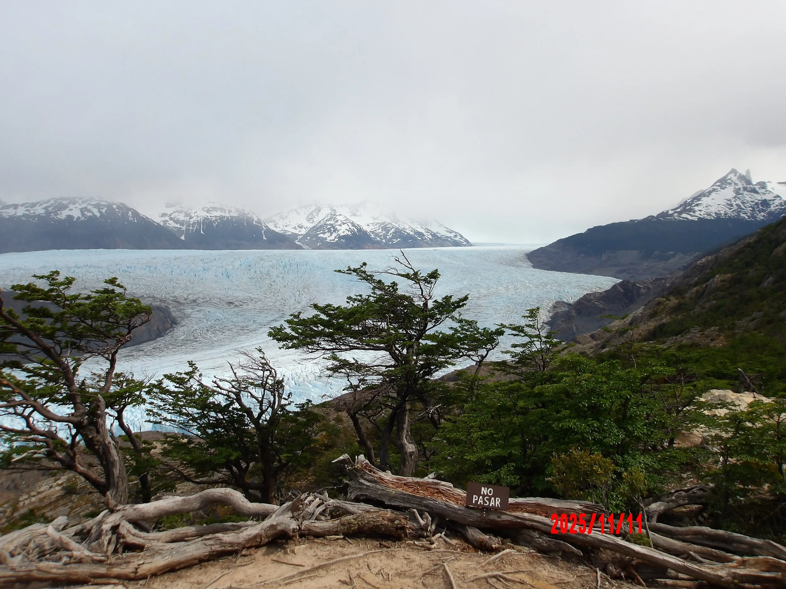 Glaciar Grey en el W trek torres del Paine
