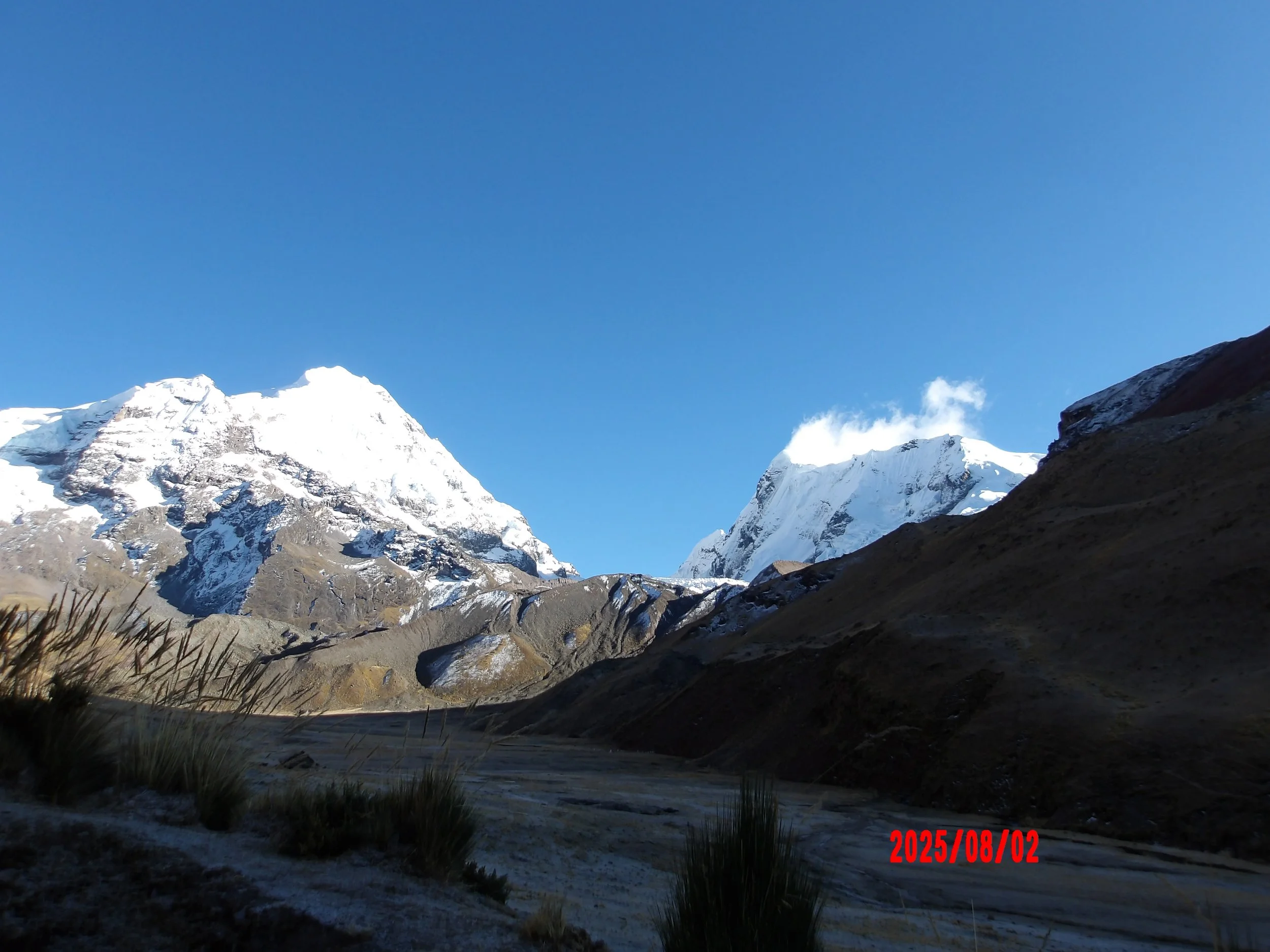 Montañas y glaciares en el Trek de Ausangate