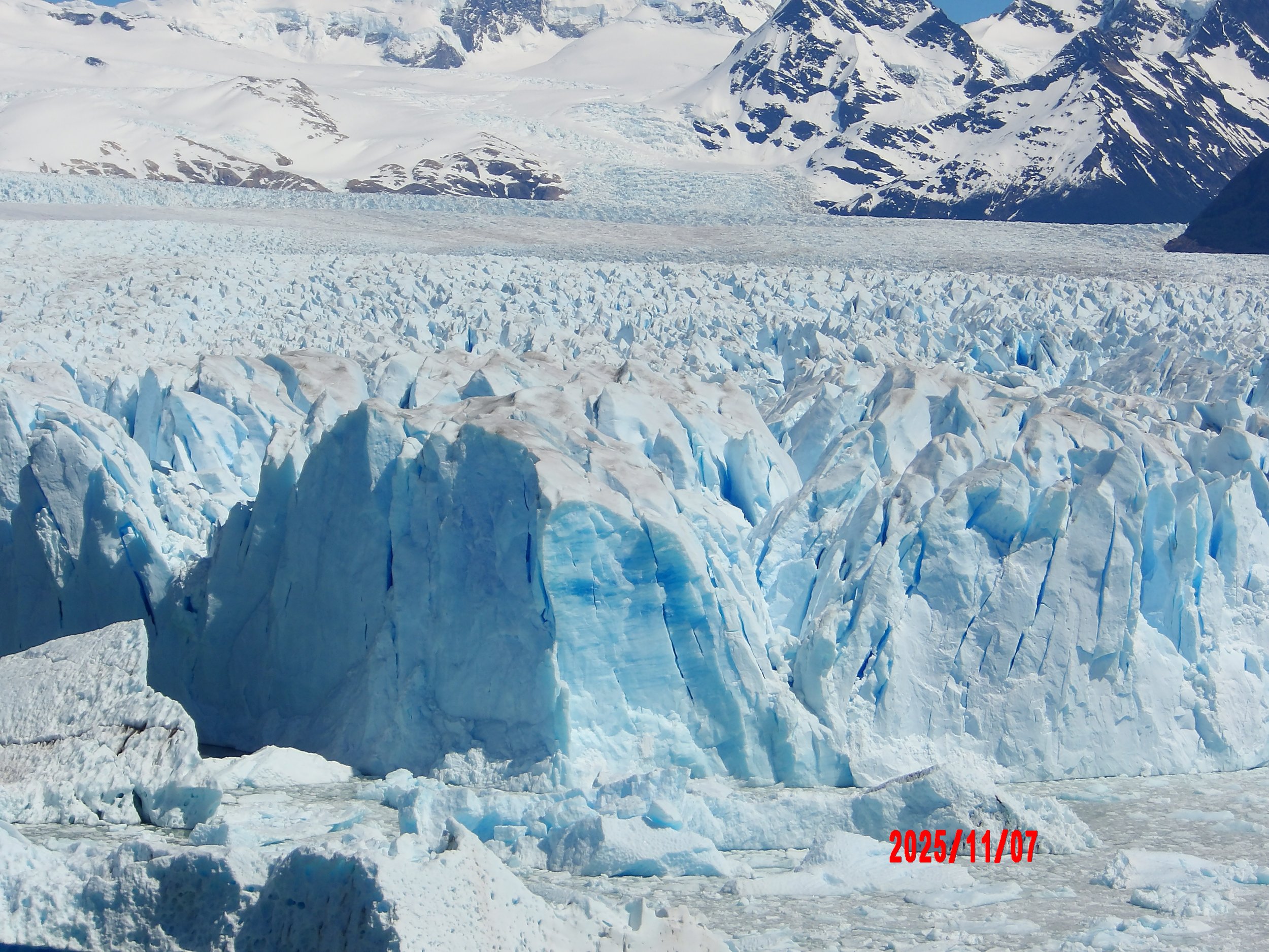 Foto del Glaciar Perito Moreno en Patagonia, Argentina.