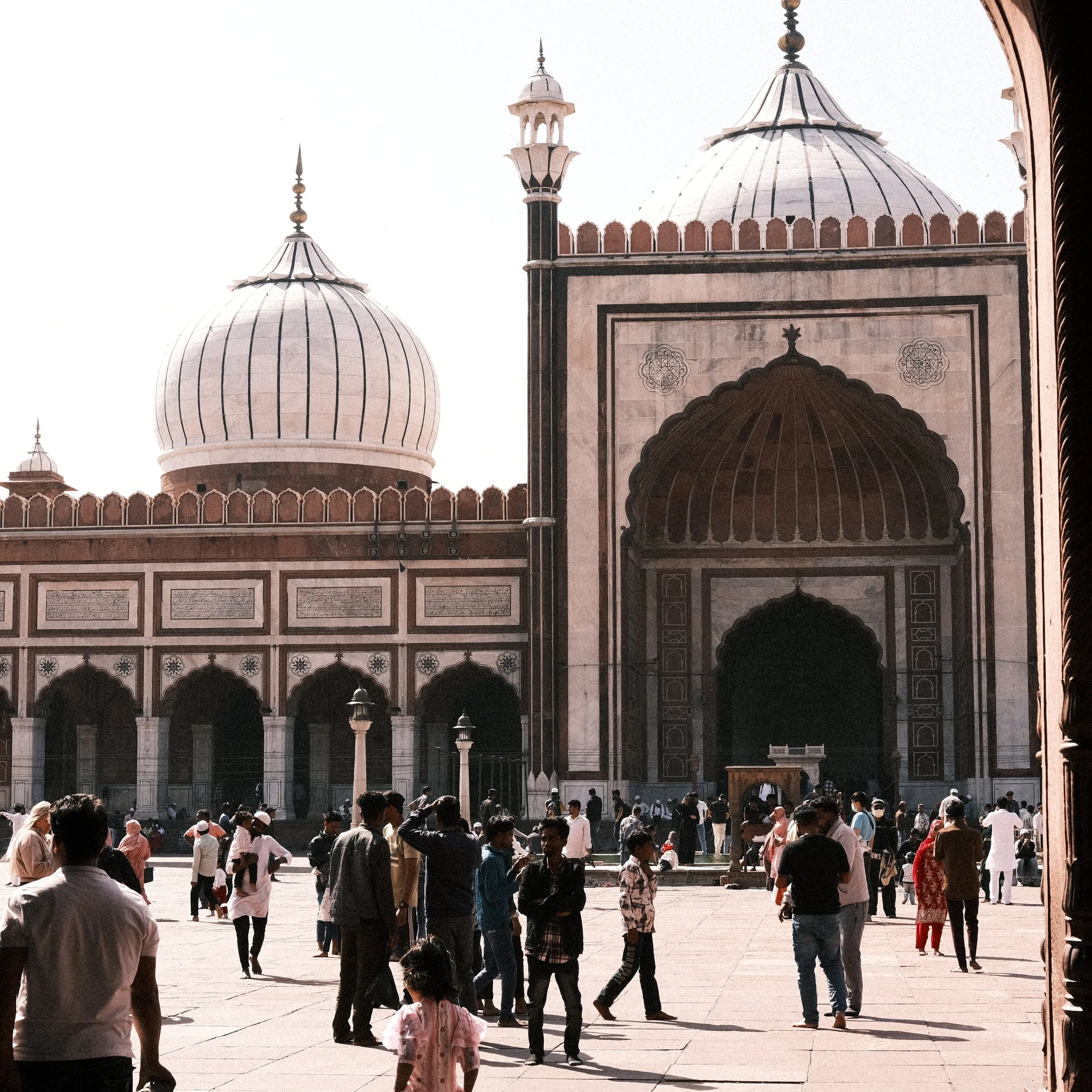 Mezquita Jama Masjid en Delhi.