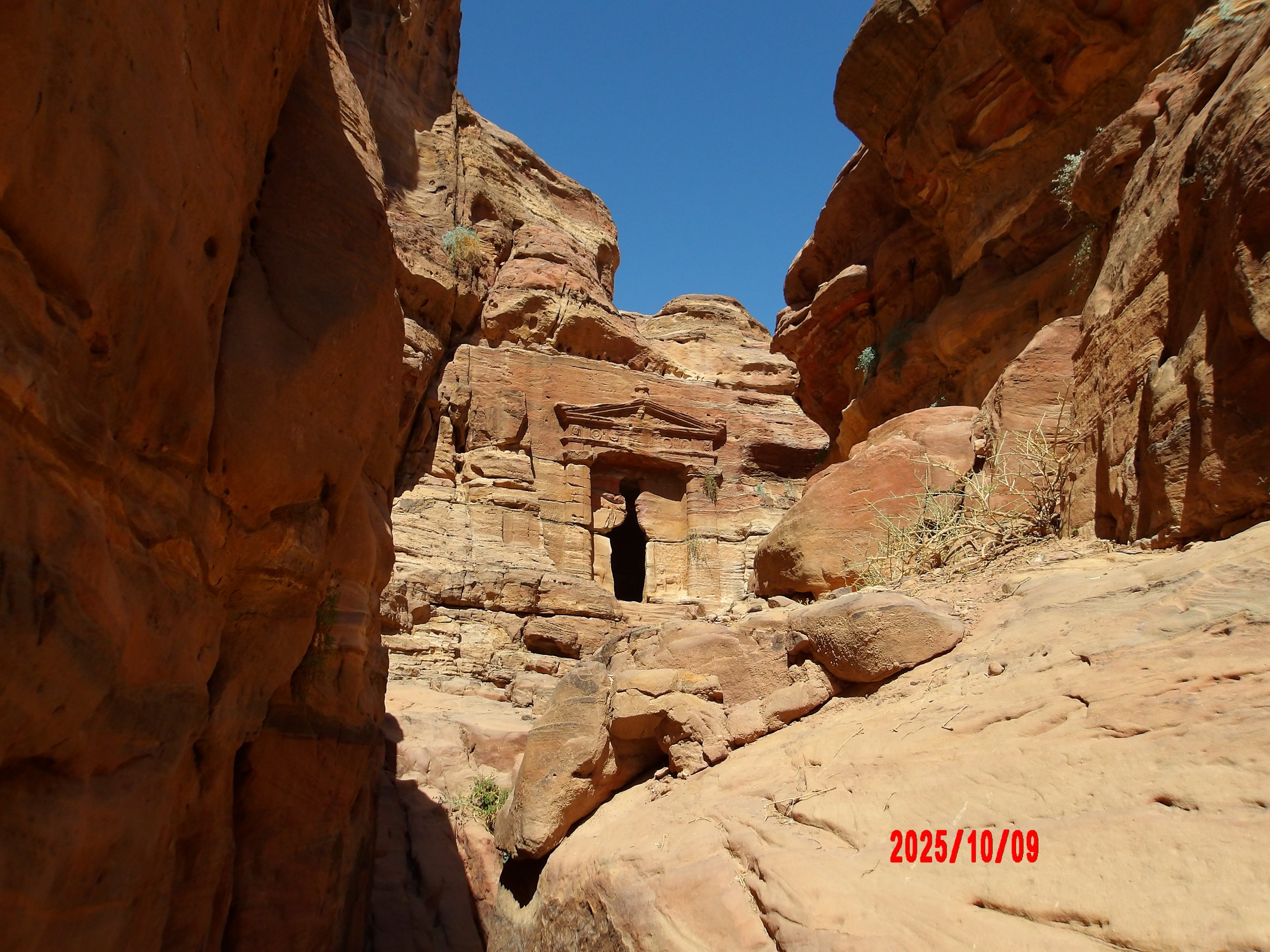 Triclinium del León en Petra
