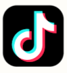 TikTok logo on a black background