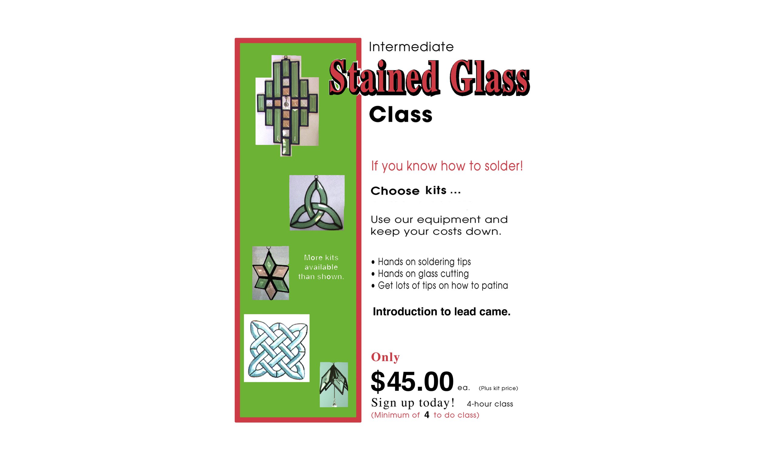 Intermediate Stained Glass Class