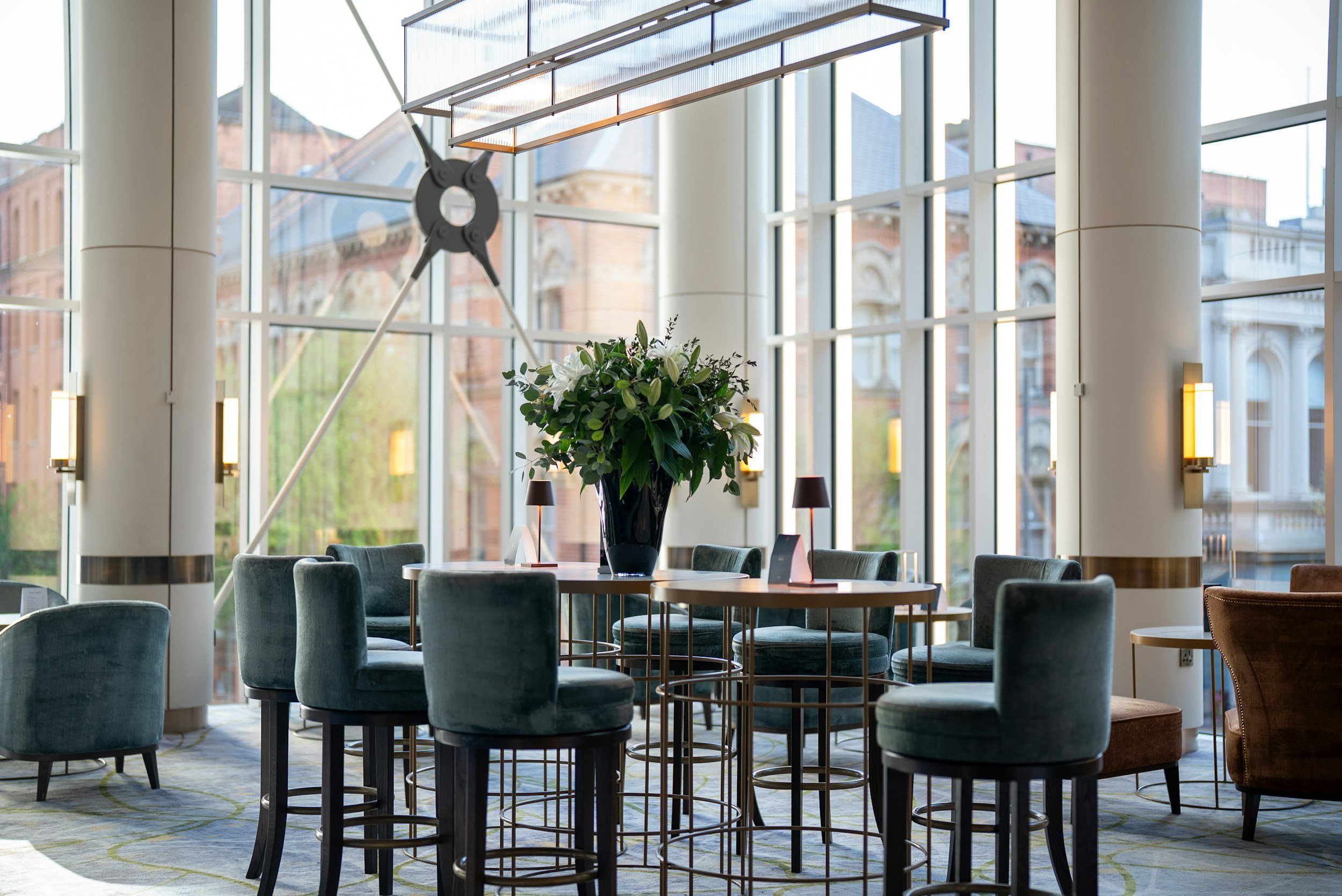 Commercial janitorial services for office buildings, meeting spaces, and shared work environments.