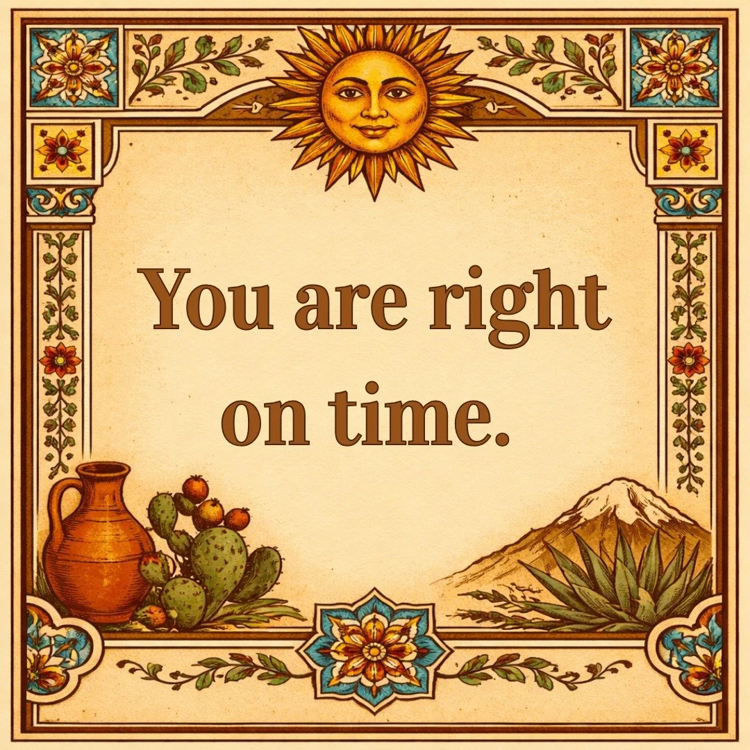 One of the most common things I hear from entrepreneurs is:
&ldquo;Ugh&hellip; I wish I had gotten here sooner.&rdquo;

And I always say the same thing: you&rsquo;re right on time.

Because you realized it at the moment it could actually make a diffe