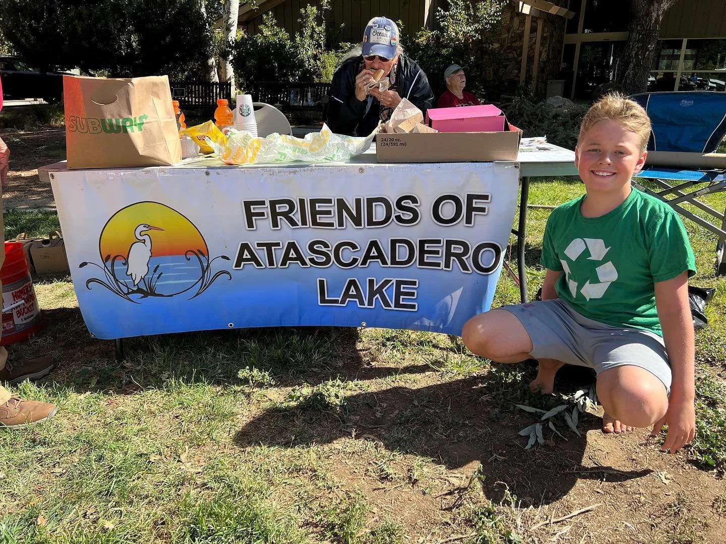 Volunteered with @friendsofatascaderolake today to trim up some trees! Swipe to see the before and after on one that we worked on.