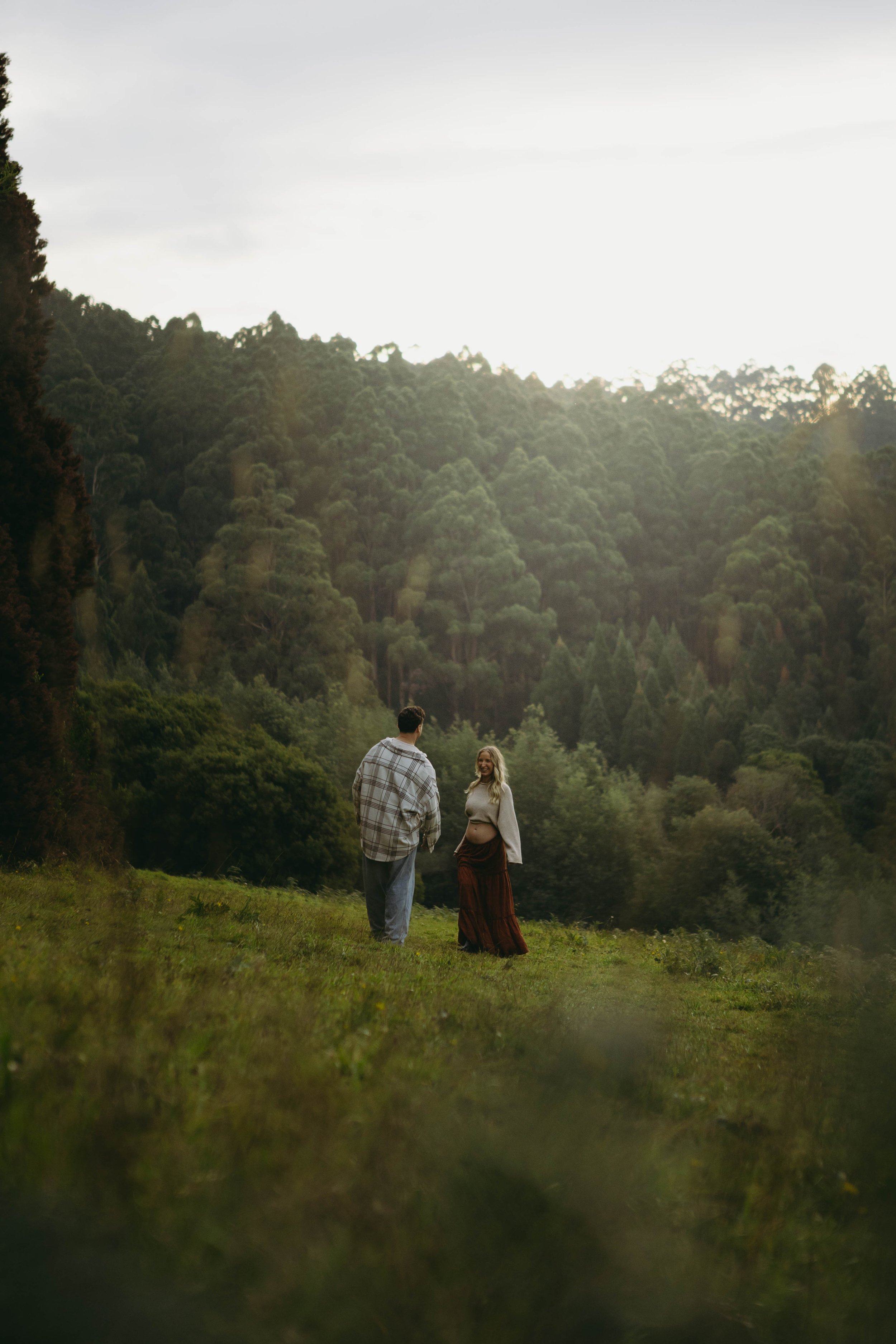  Winter maternity photos in the Dandenong Ranges 