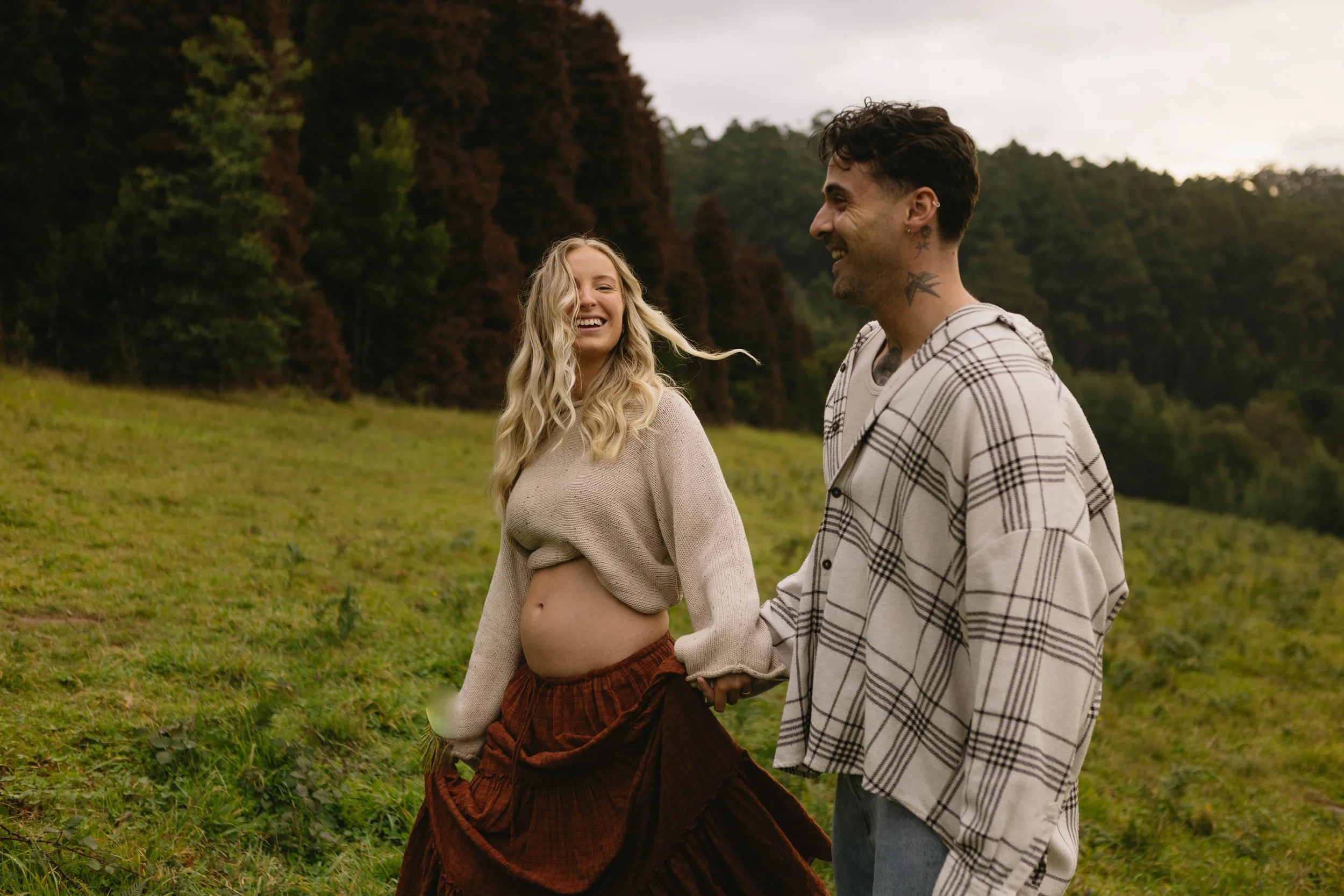  Winter maternity photos in the Dandenong Ranges 