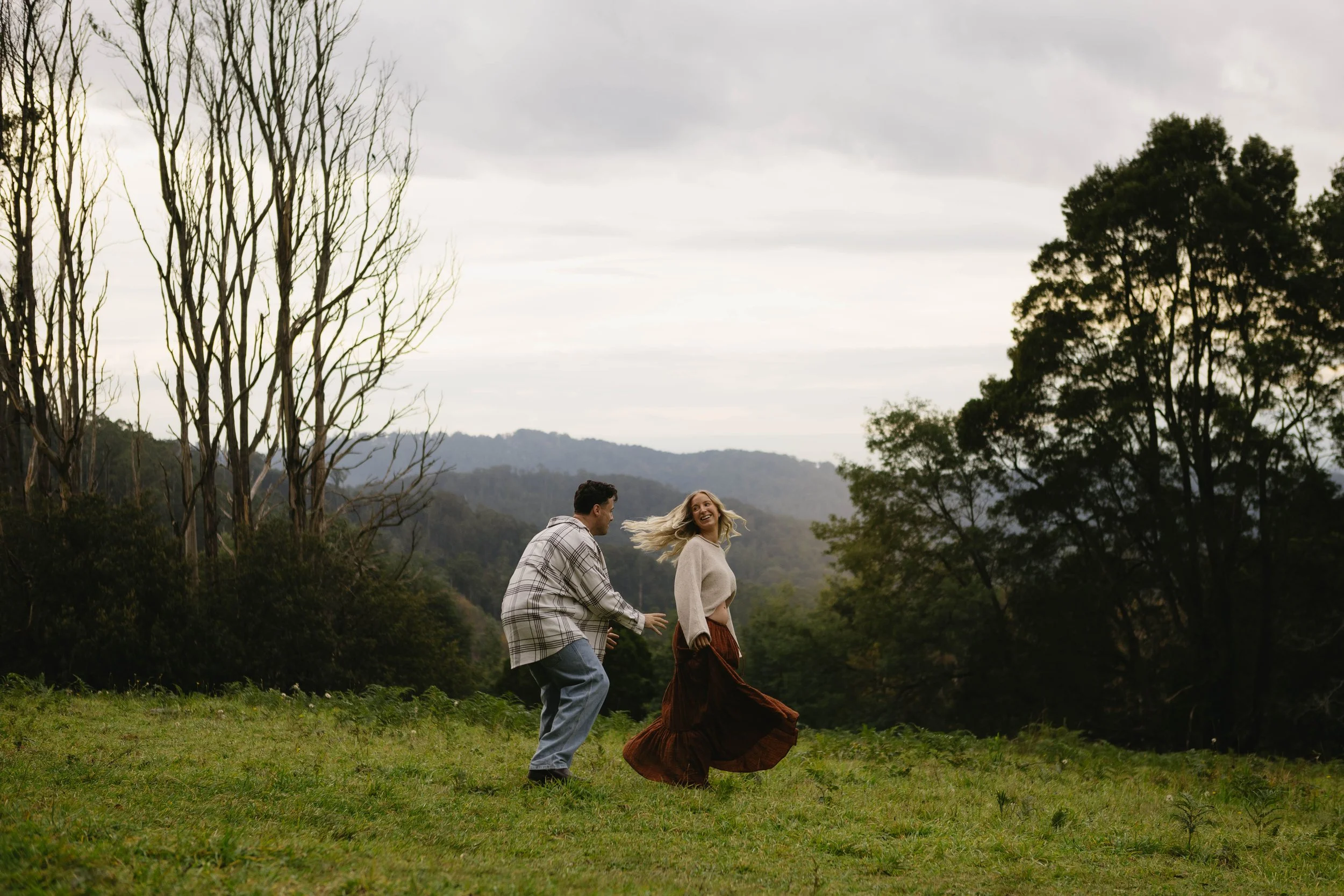  Winter maternity photos in the Dandenong Ranges 