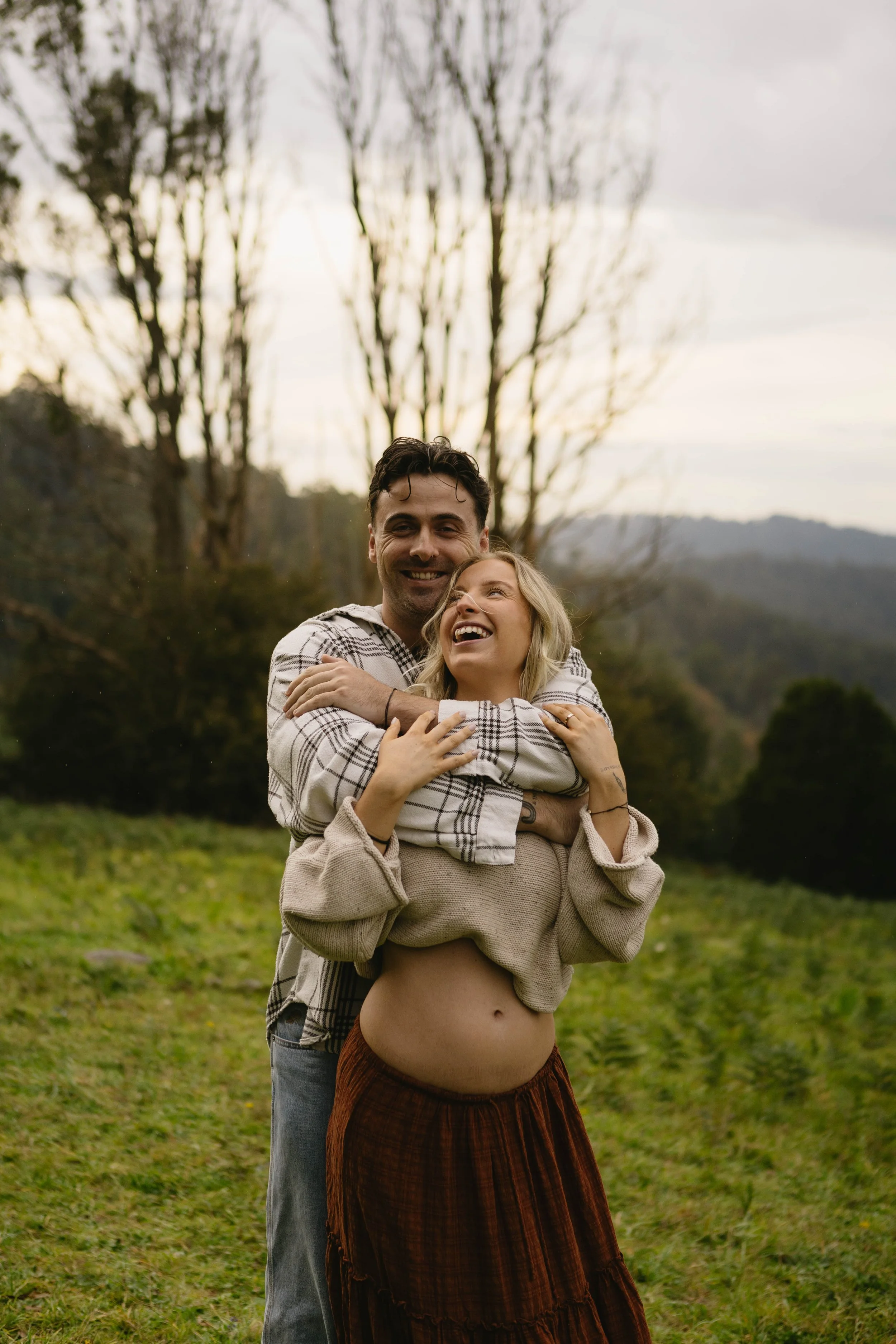  Winter maternity photos in the Dandenong Ranges 