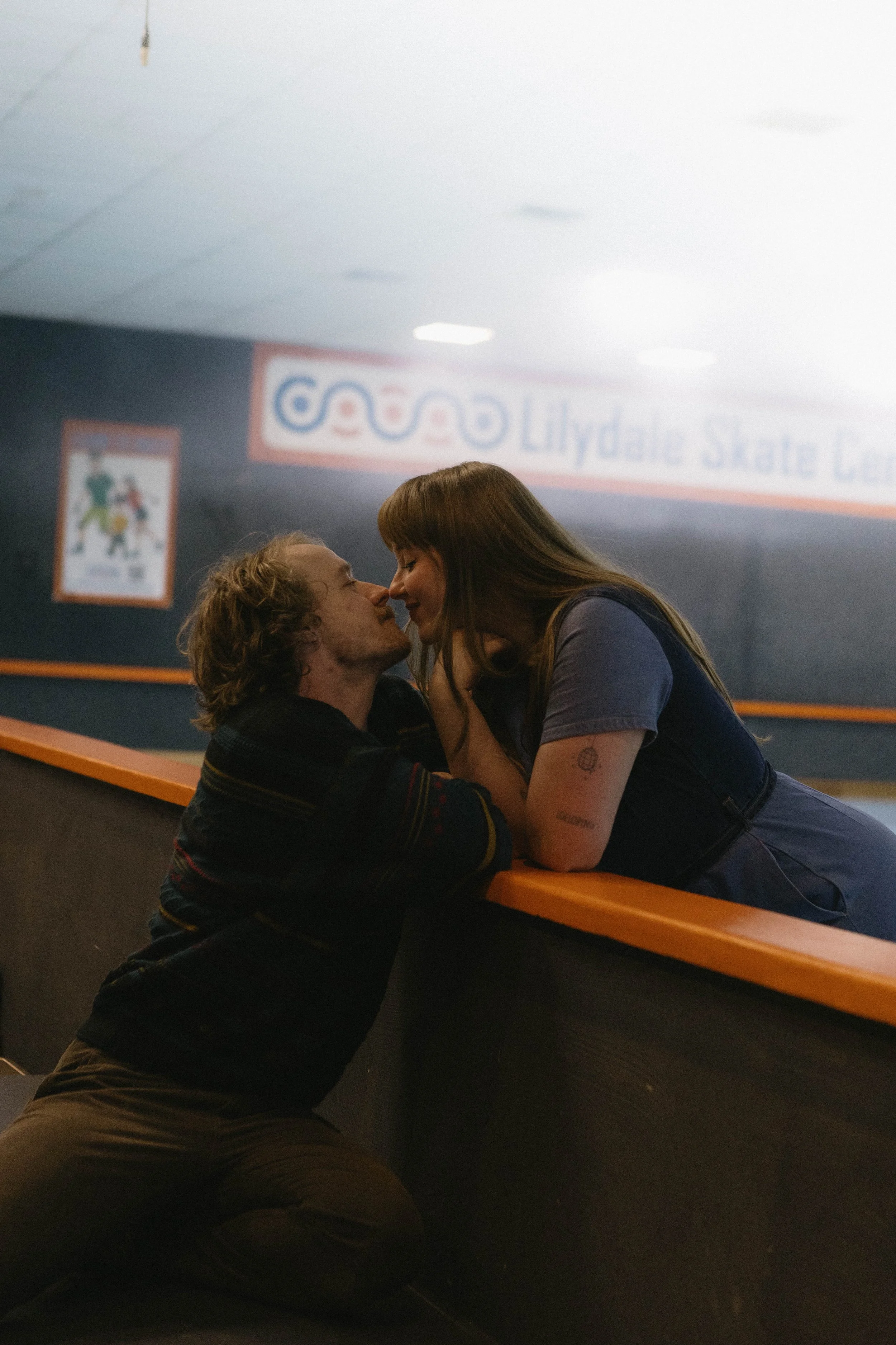 Rolling Into Love: A Roller Skating Couple Session at Lilydale Skate Centre