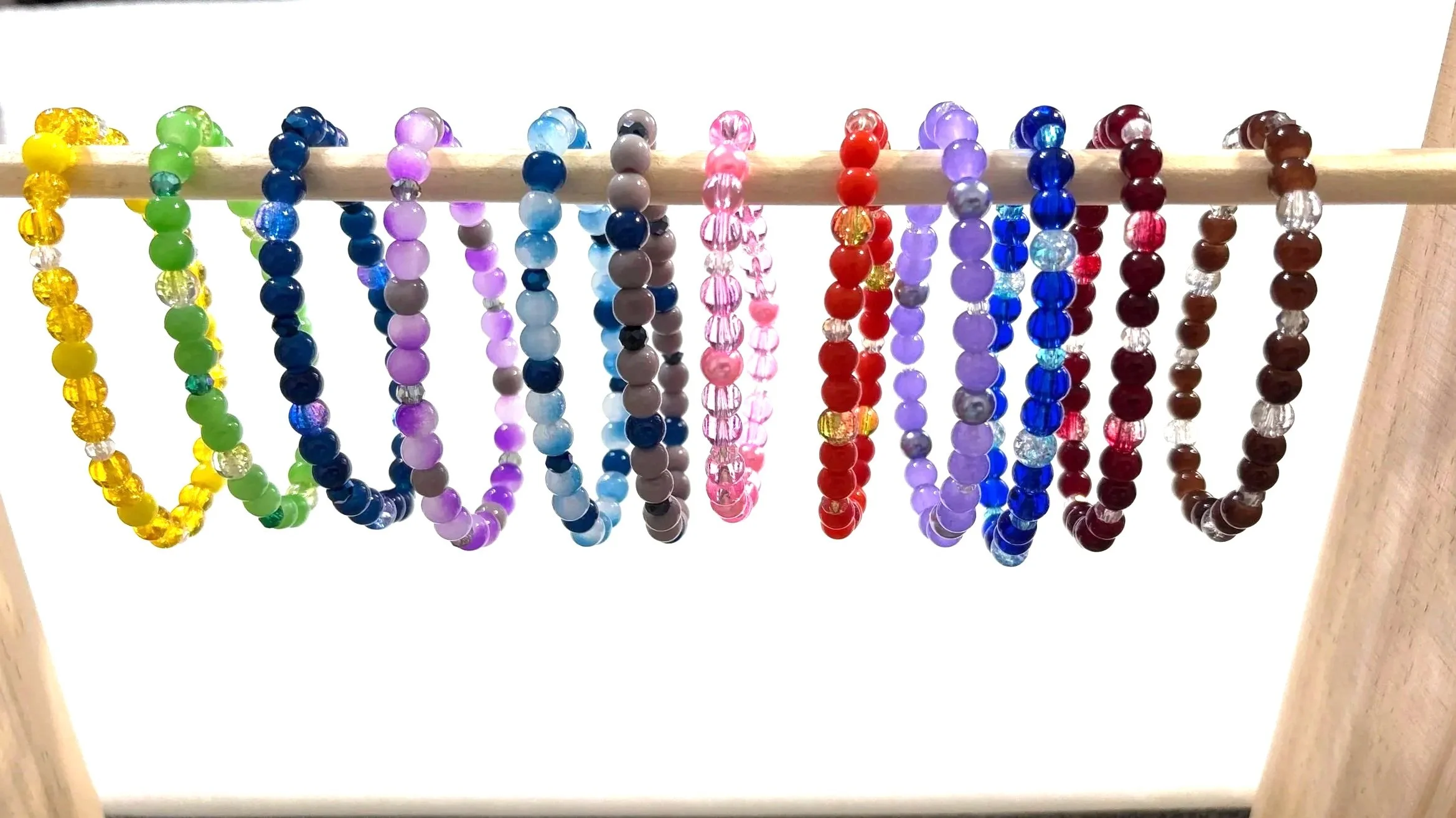 6mm Glass Beads in various colors