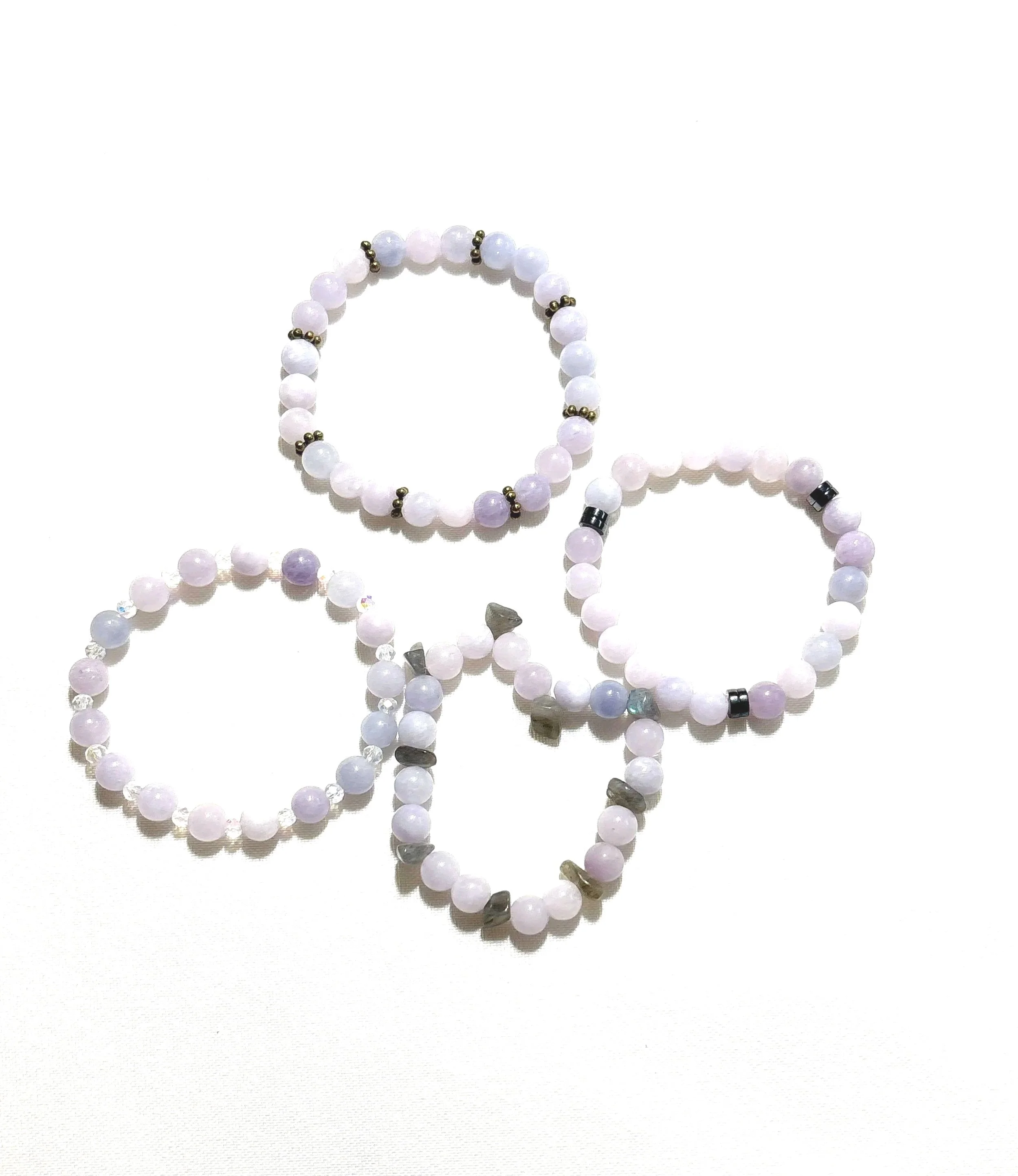 Light purple stone bracelets