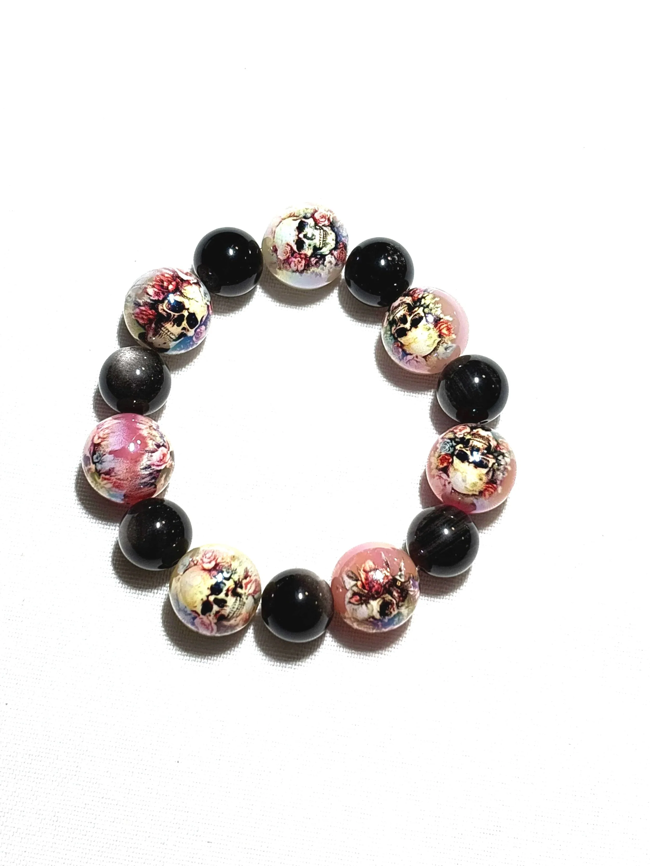 Fun Skull bead bracelet