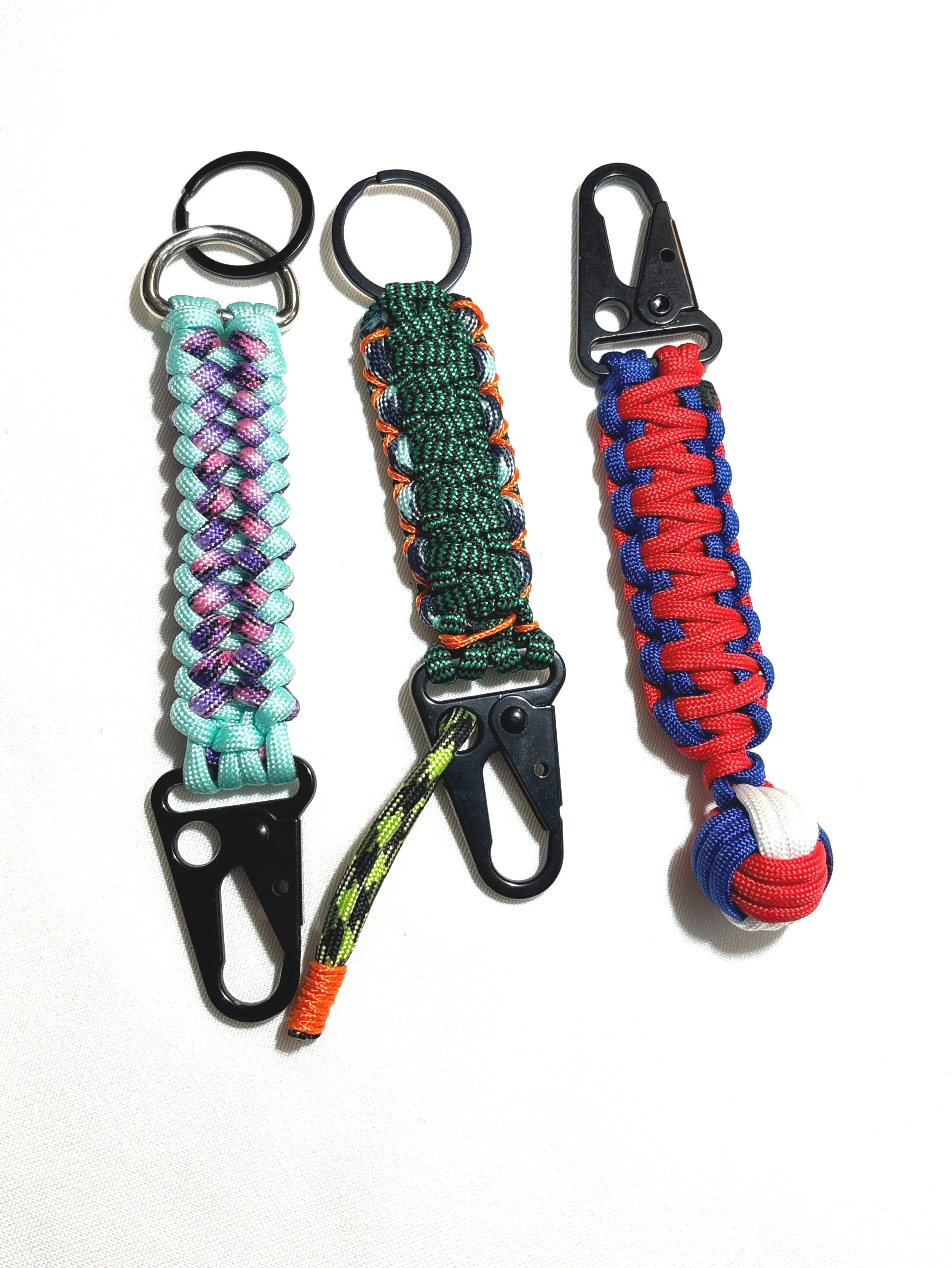 Paracord keychains