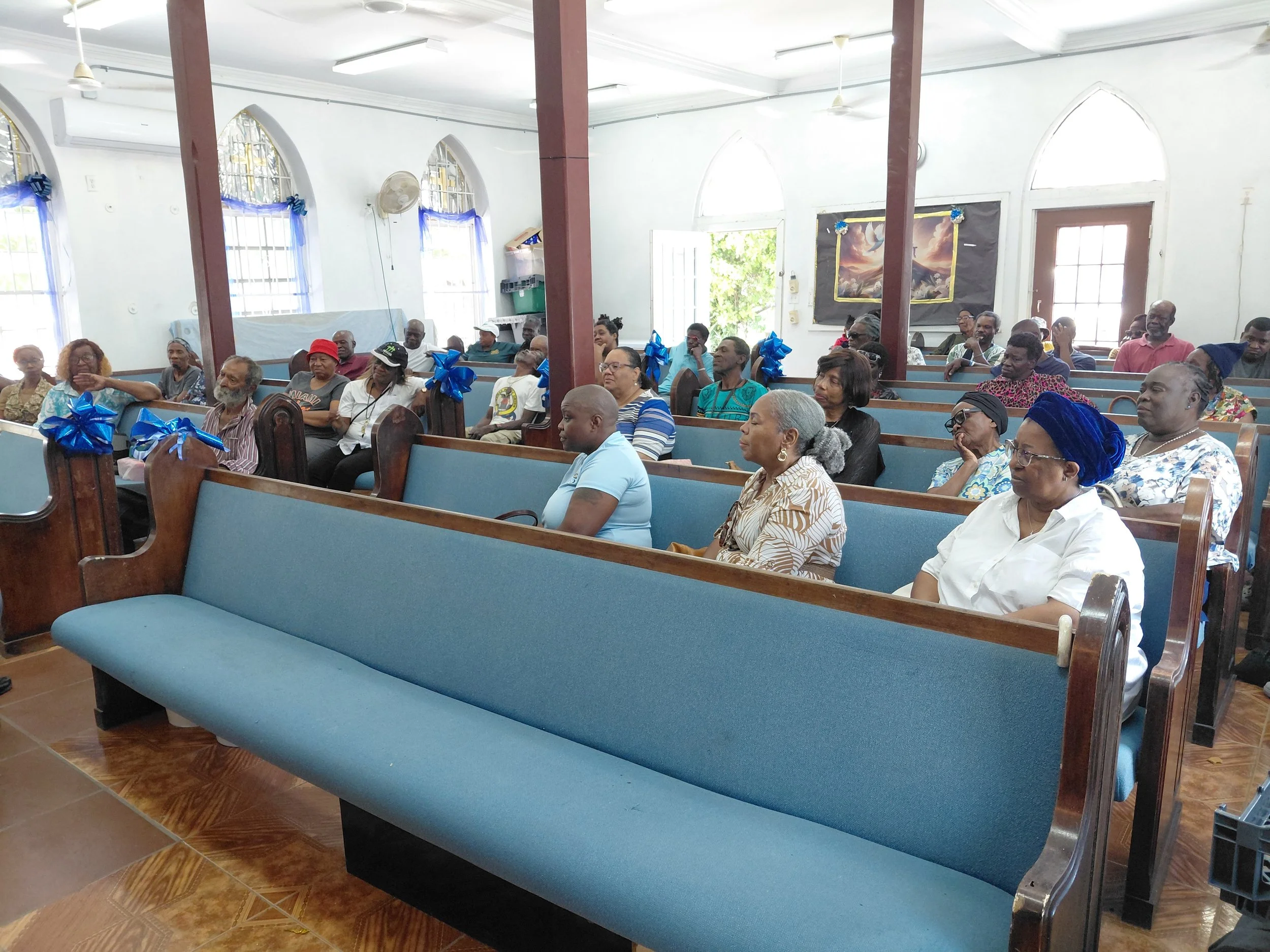 YWCA Bahamas Members Visit Mount Olive Baptist Church