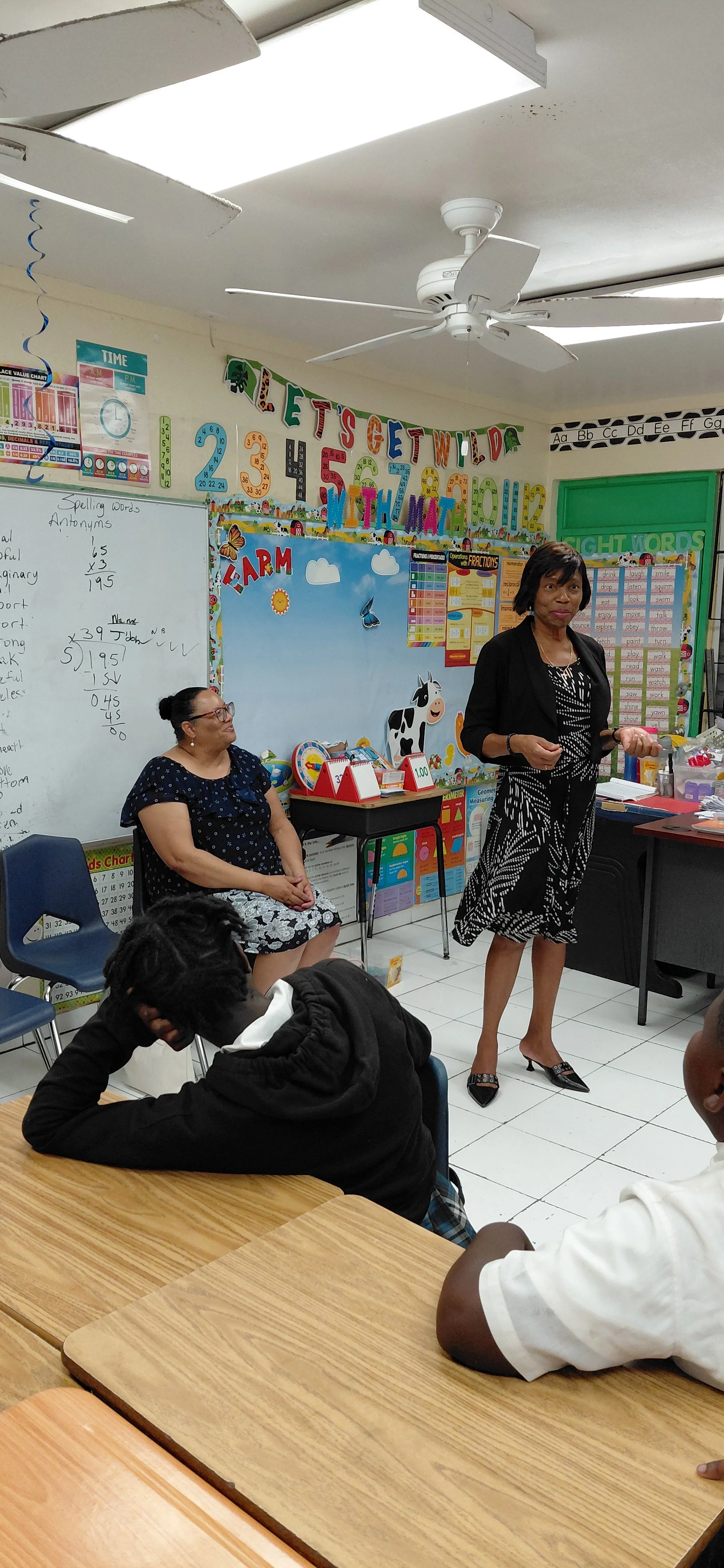 Dr. Donna Miller addresses students