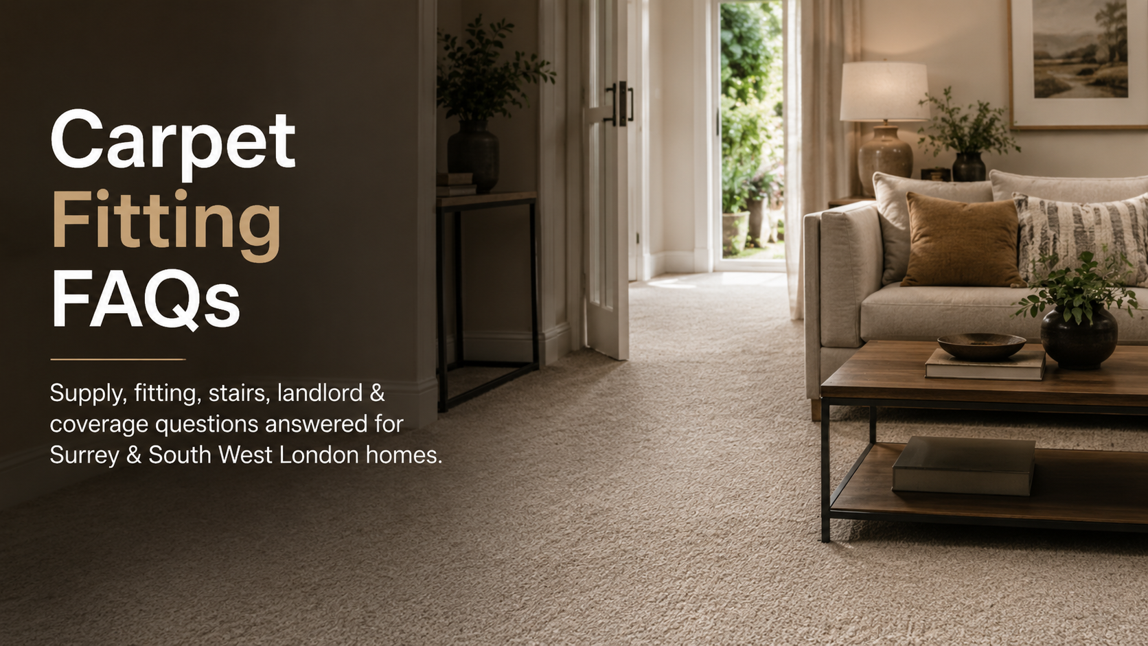 Carpet fitting FAQs for carpets supplied and fitted by A.G. Carpet & Flooring across Surrey and South West London.