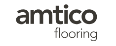 Amntico Flooring logo in black and gray text