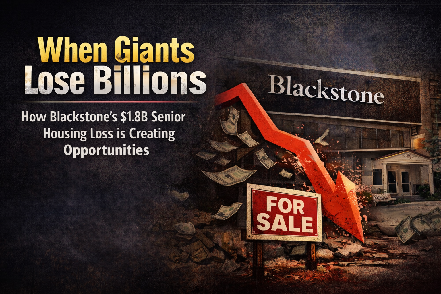 $1.8 Billion Gone: Why Blackstone’s Senior Housing Loss Is Creating a Buyer’s Market