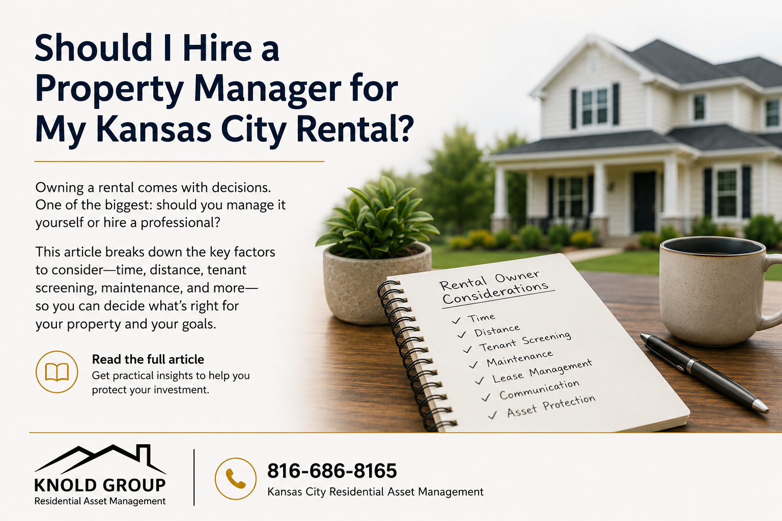 Should I Hire a Property Manager for My KC Rental?