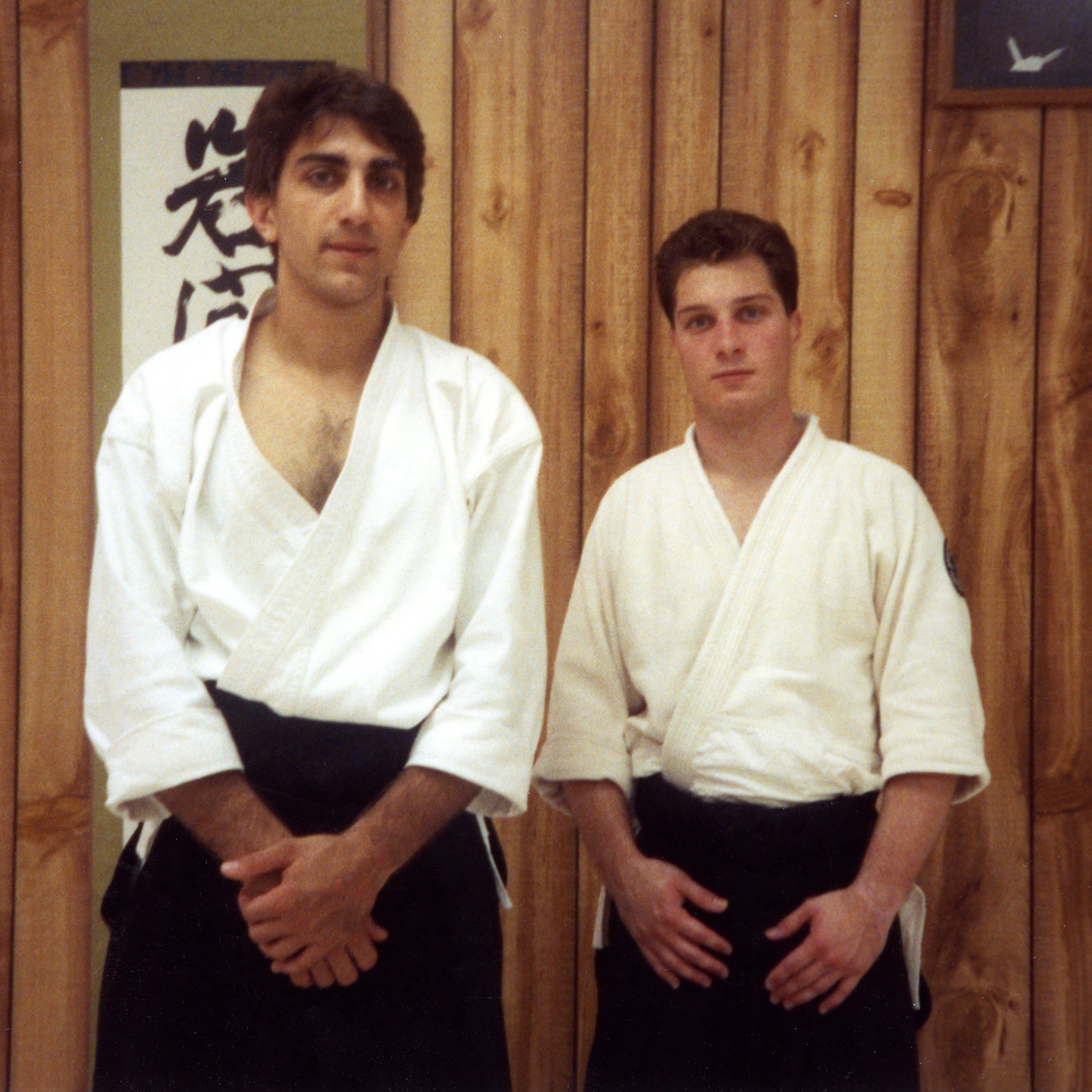 Ted Howell with Kieth Vincent Salvatore Sensei early 1990's