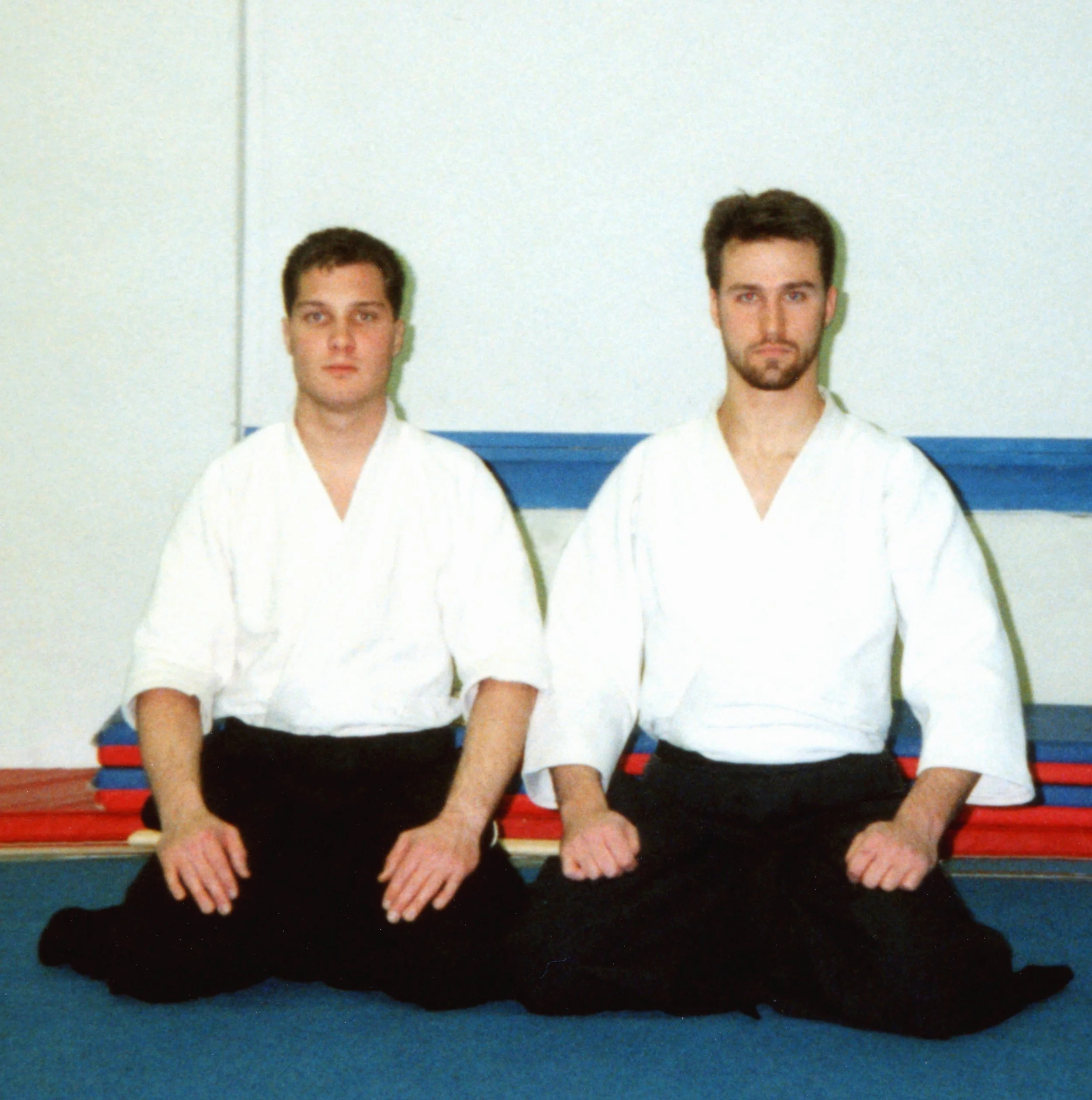 Ted Howell with Kieth Meido Moore Sensei early 1990's