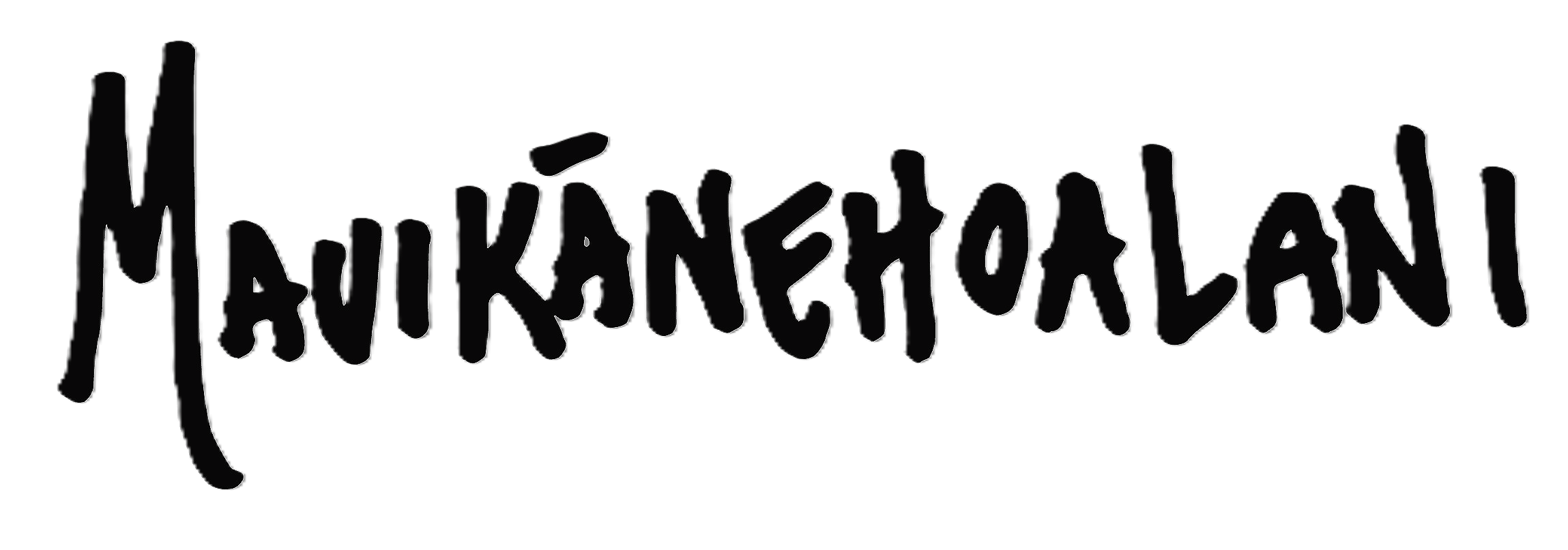 Handwritten text that reads 'Mauikanehoalani'