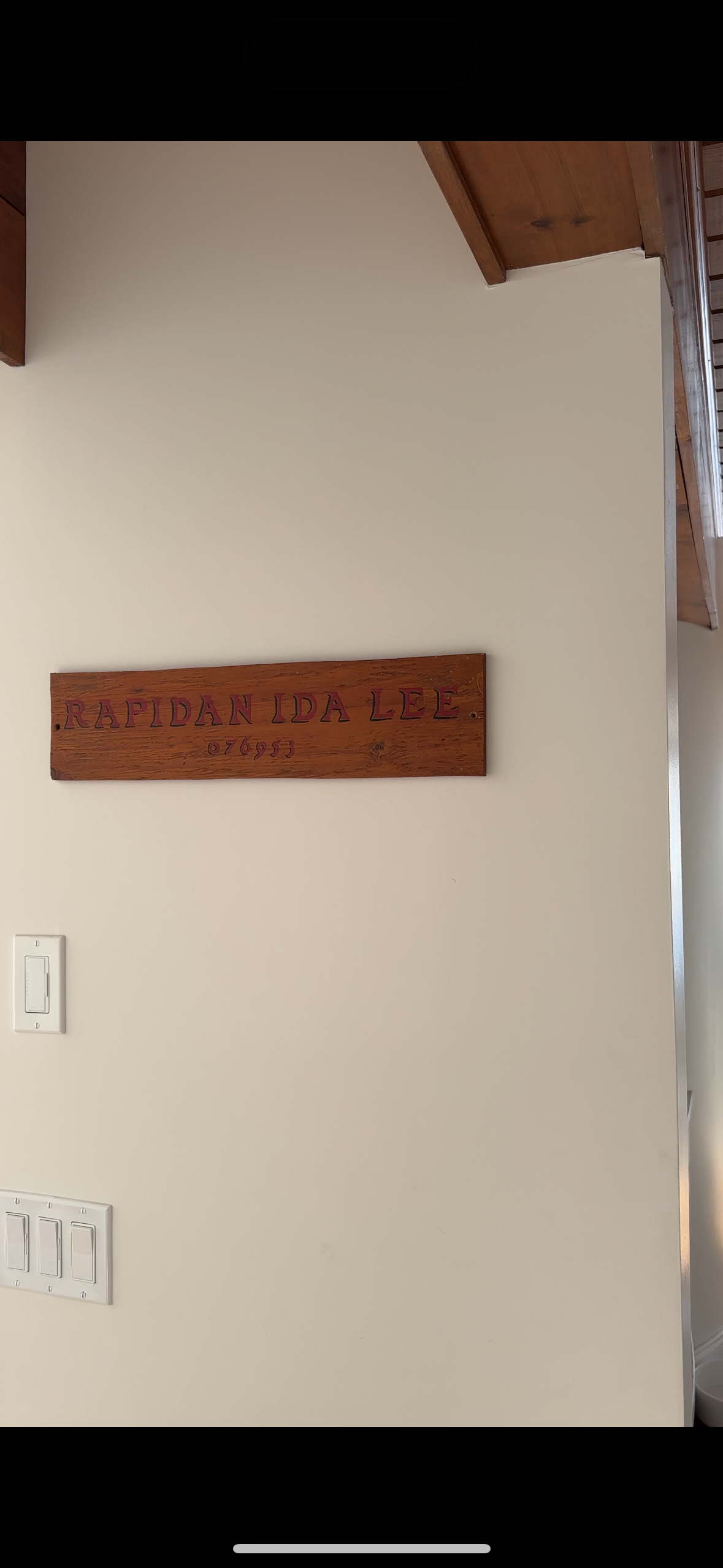 Vintage Horse Stall Sign