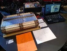 First attempt of conveyor belt