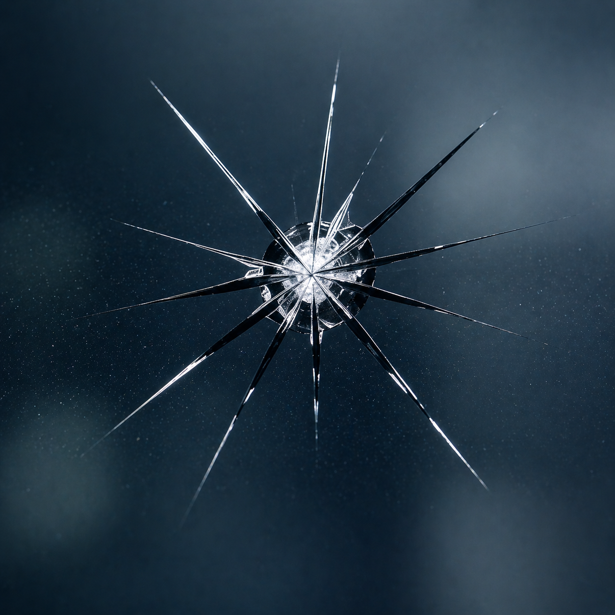 Star break chipped windshield repair, damage up to 1 inch