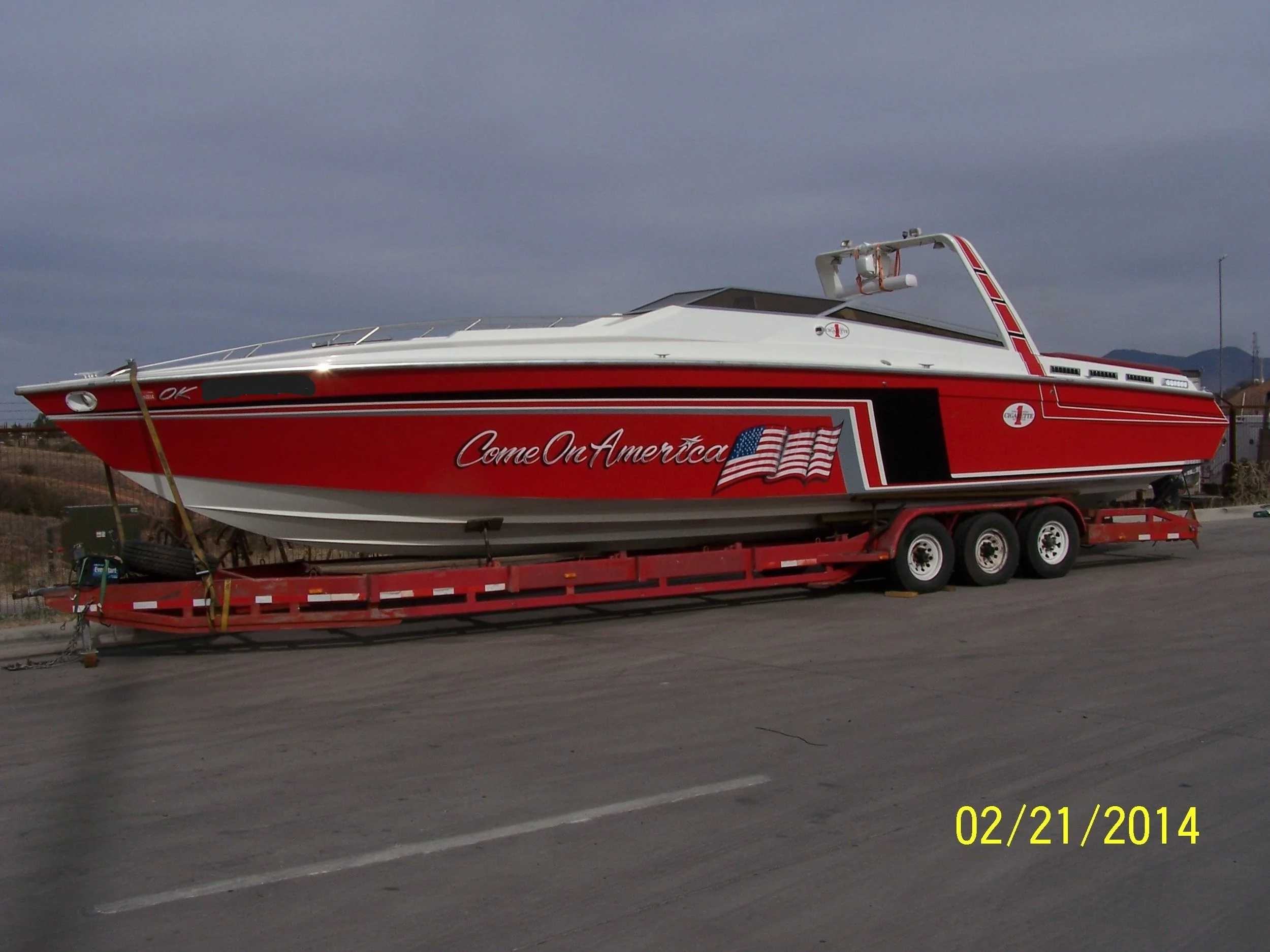 The network moved drugs and people by sea, air, and land. This go-fast boat, purchased by El Chapo, was seized as it was being exported through Nogales. This photo was taken the day before El Chapo was captured in 2014.