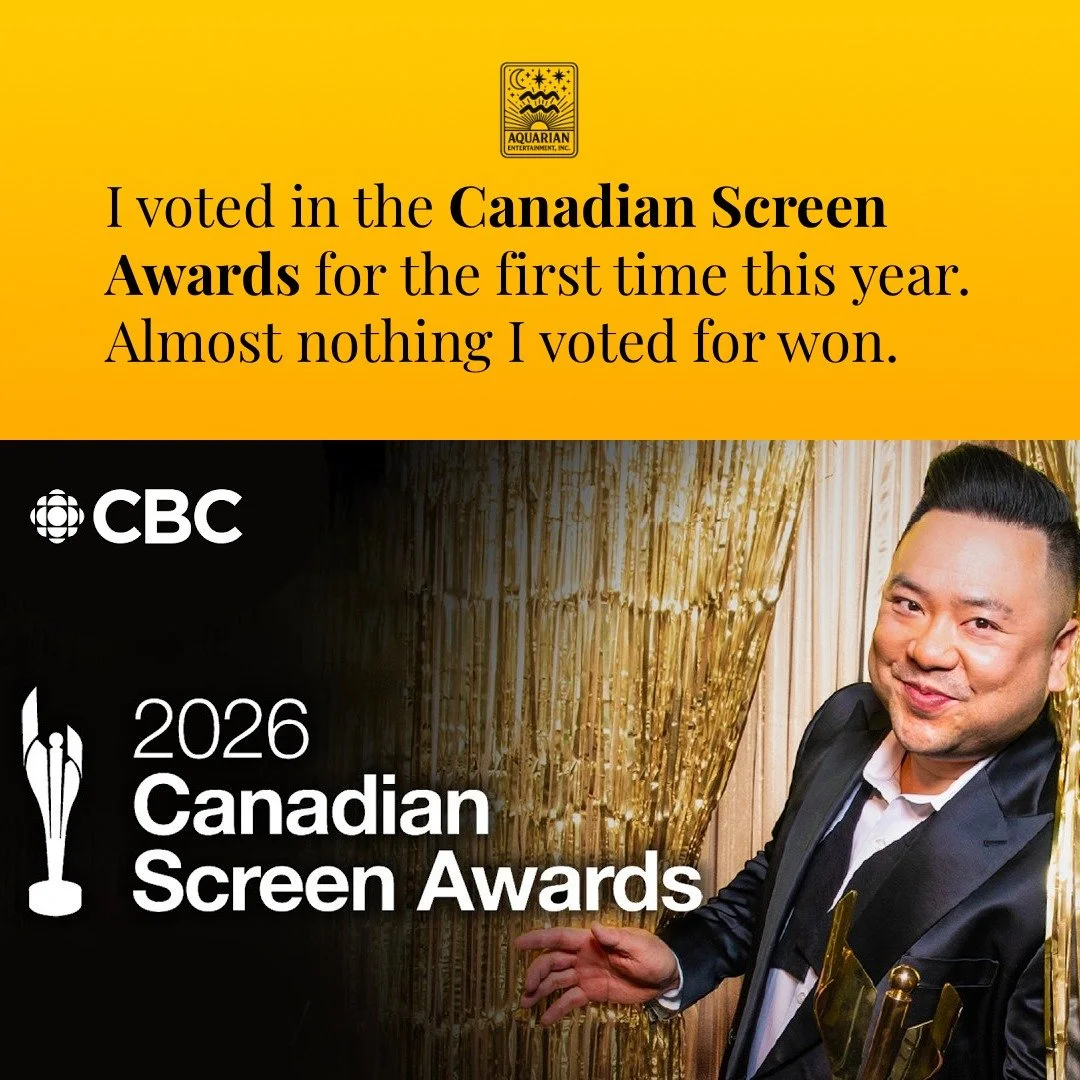 As a member of the Academy of Canadian Cinema &amp; Television, I got to vote in this year's Canadian Screen Awards. I took it seriously. I watched everything. I made my picks. I felt confident.

The results came in this week. I went maybe one for si