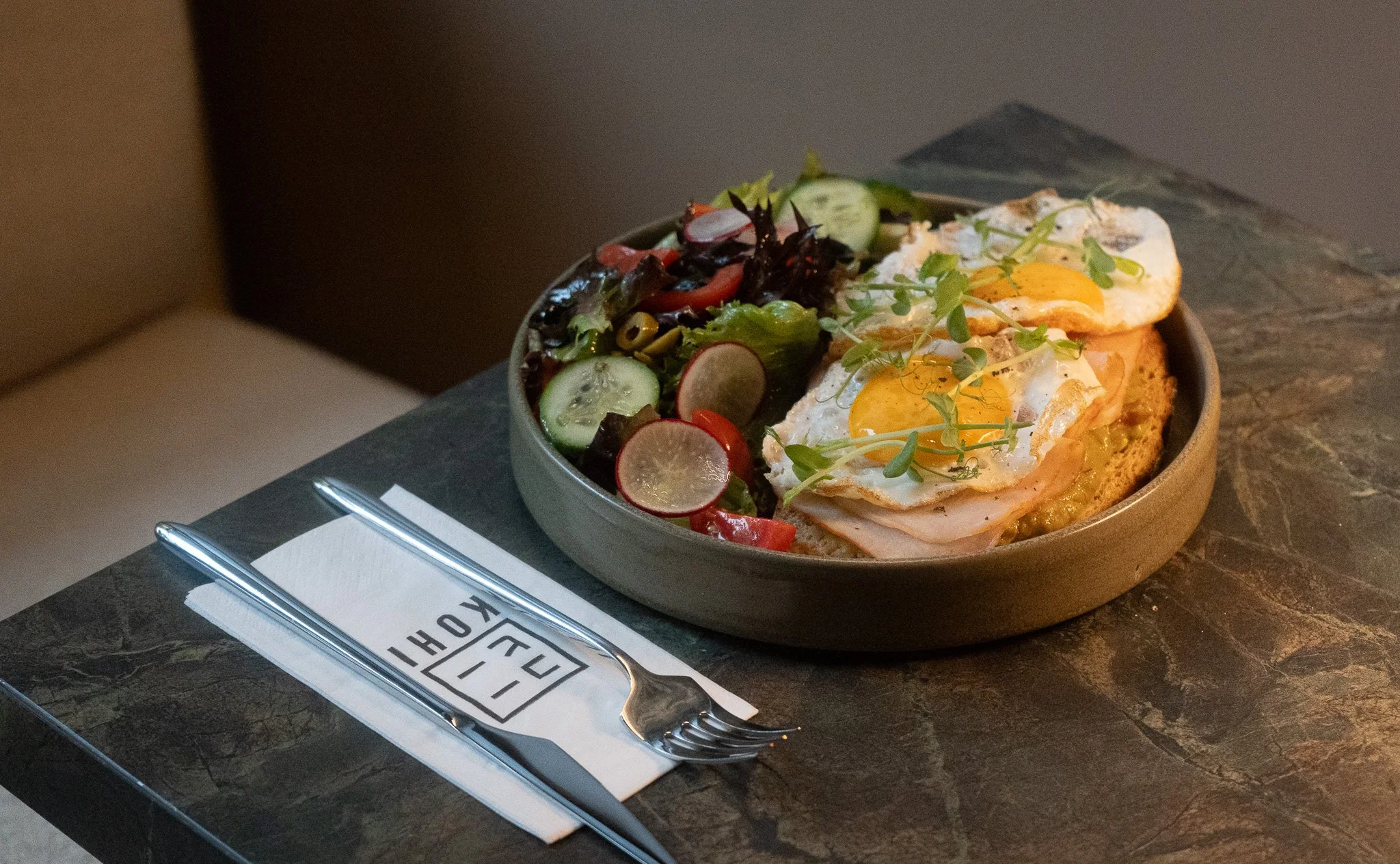 Avocado Egg Tartine