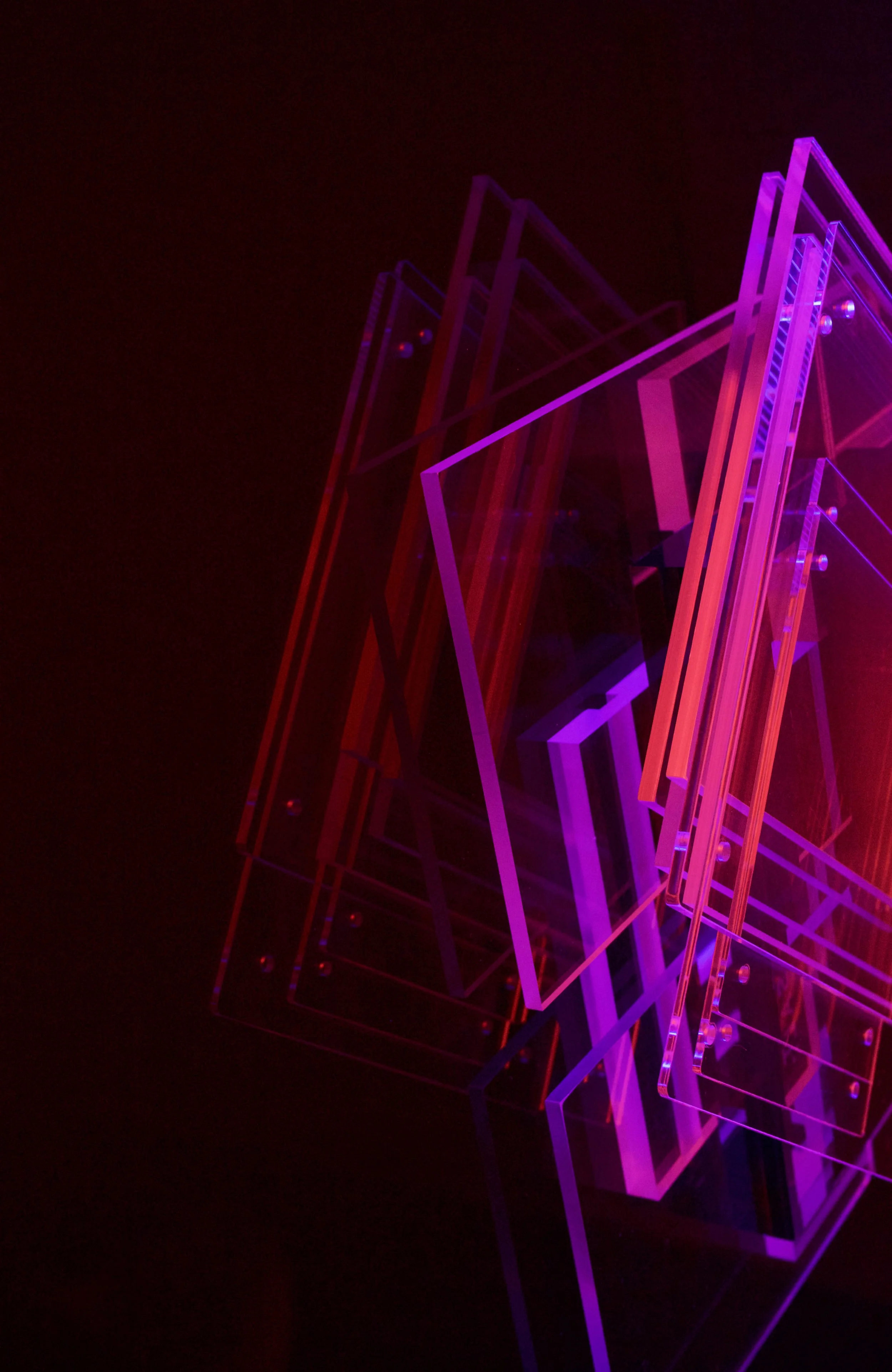 Hot Violet and Fuchsia Upright Stack