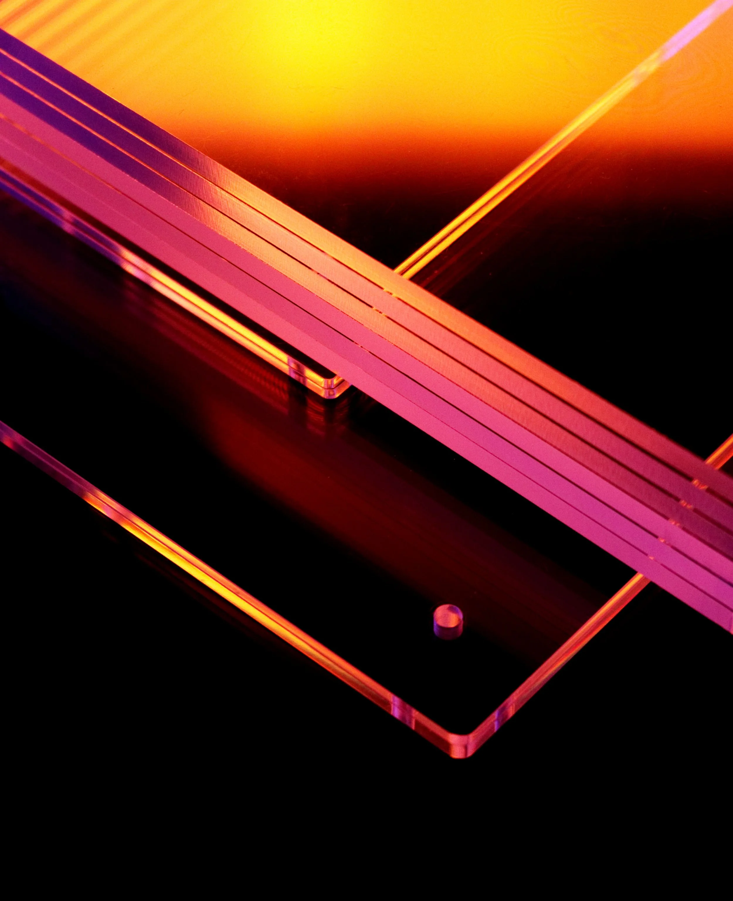 Hot Orange and Fuchsia Stack