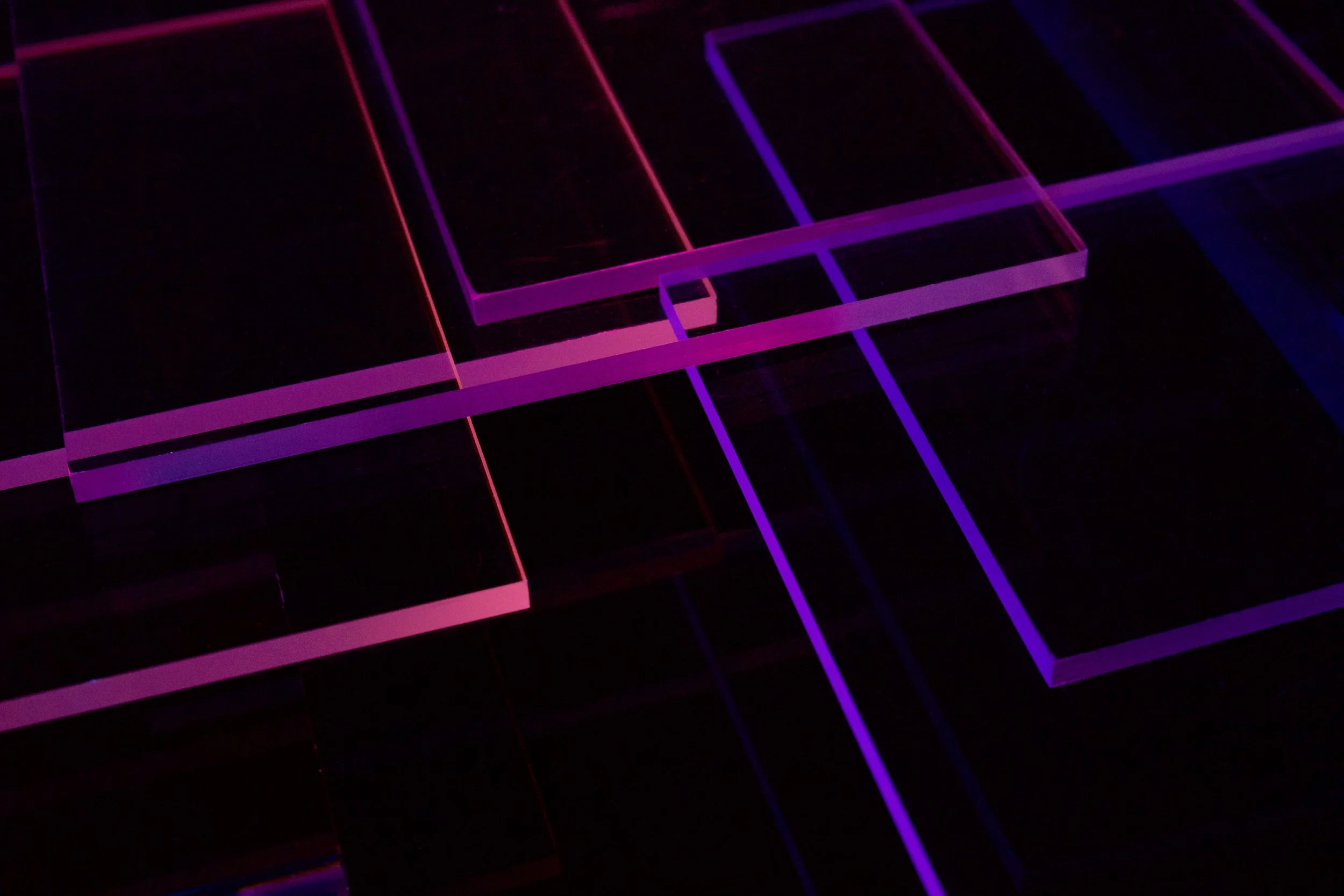 Simple Pink and Violet Plane II