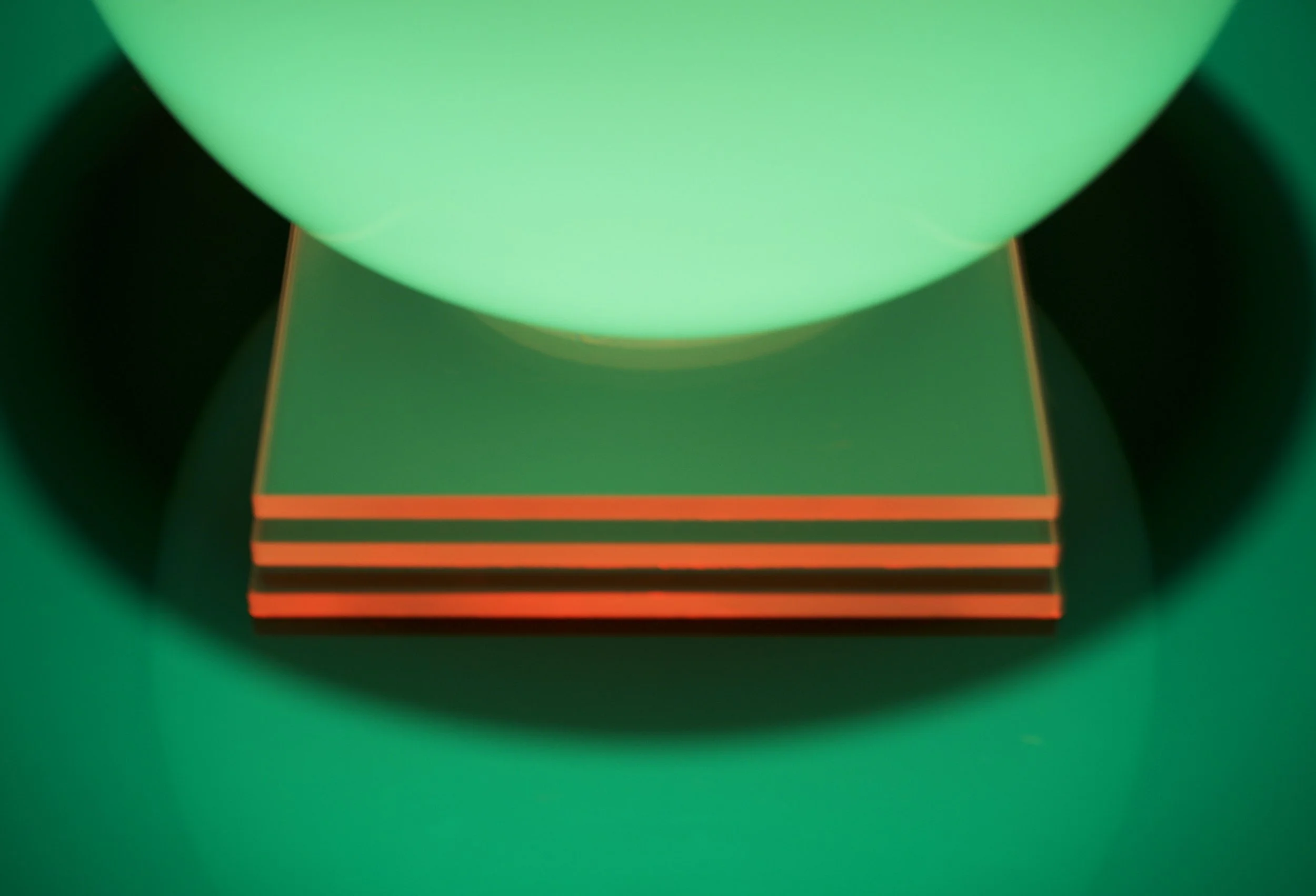 Hazy Green Dwarf on Orange Dais