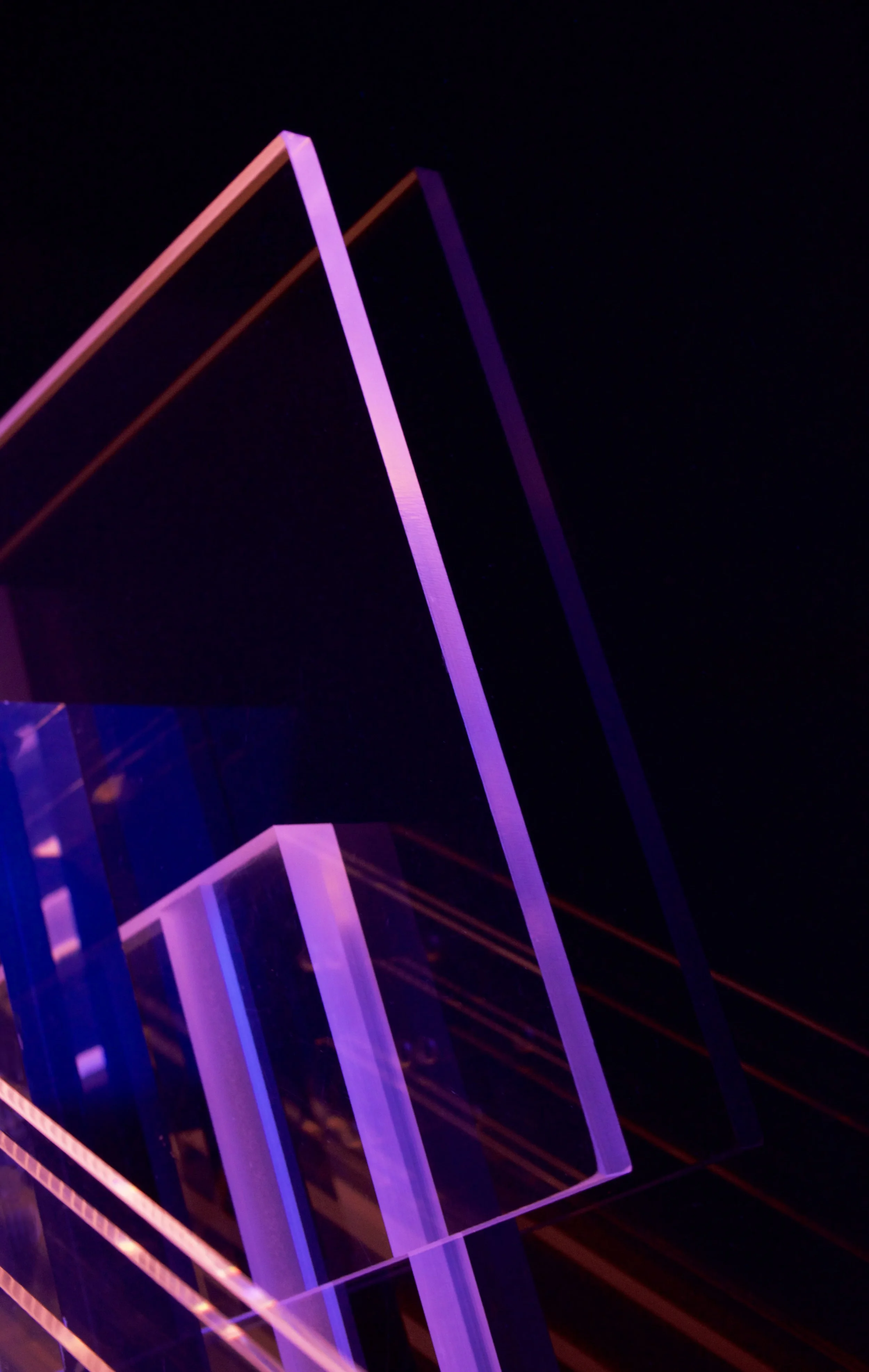 Simple Violet Upright Stack