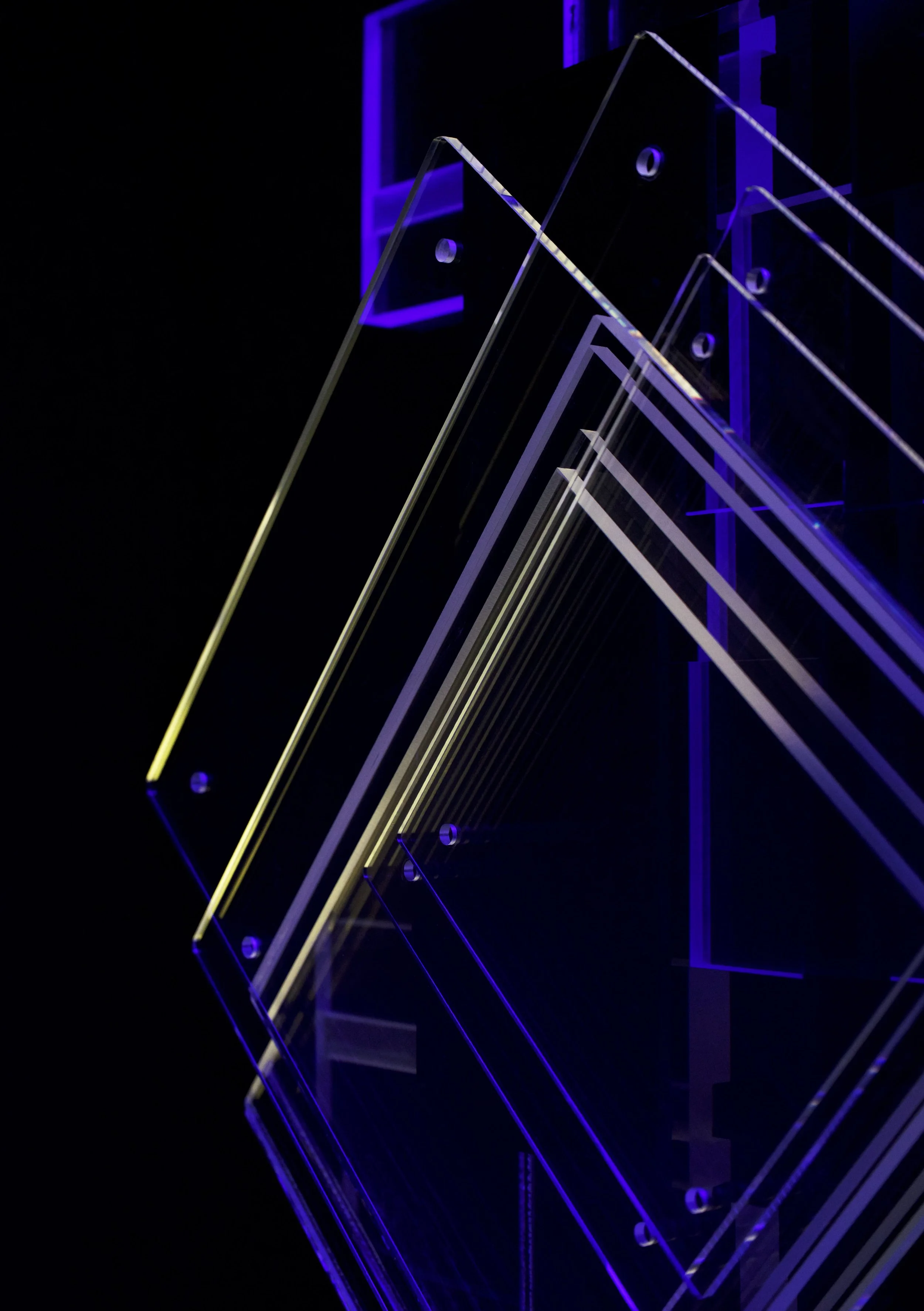 Pale Yellow and Deep Violet Portal