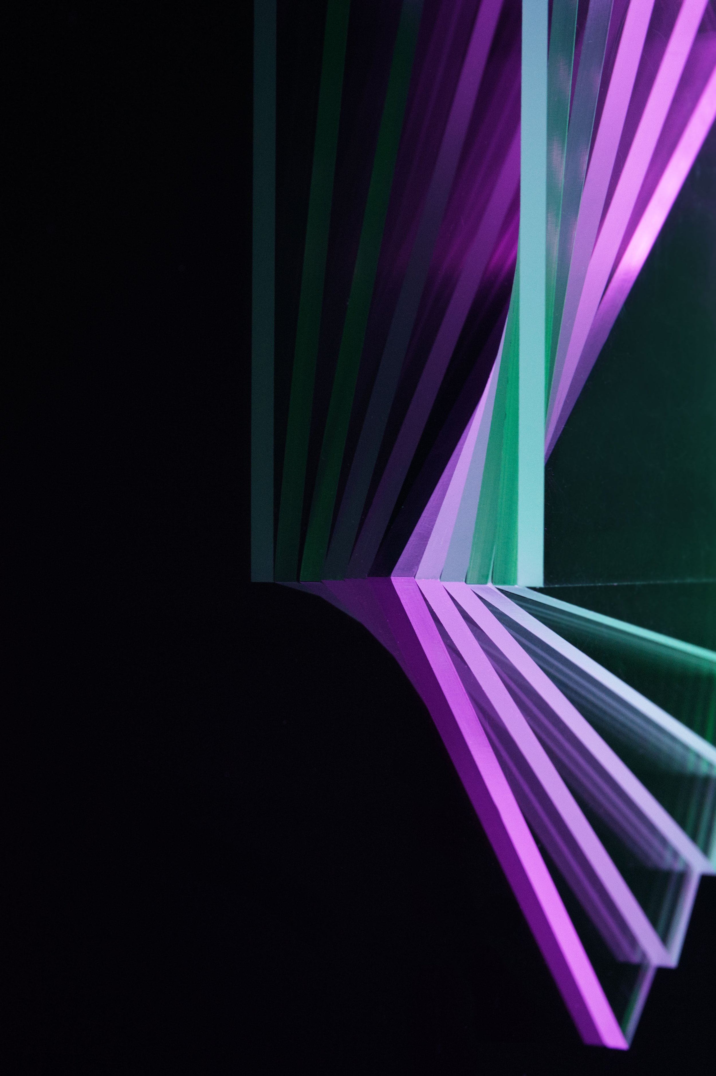 Emerald and Violet Spray