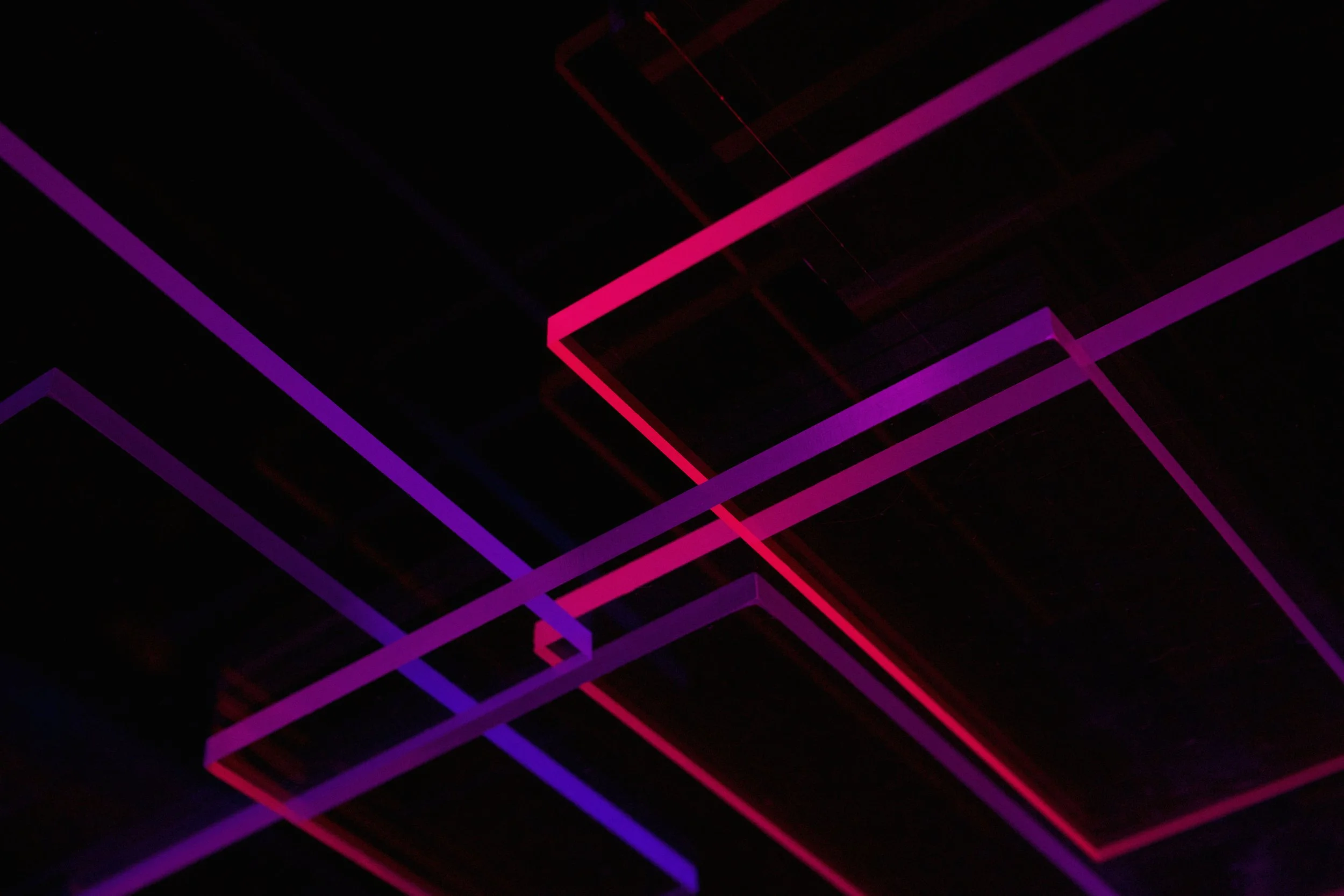 Simple Pink and Violet Plane I