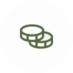 Stacked coins icon