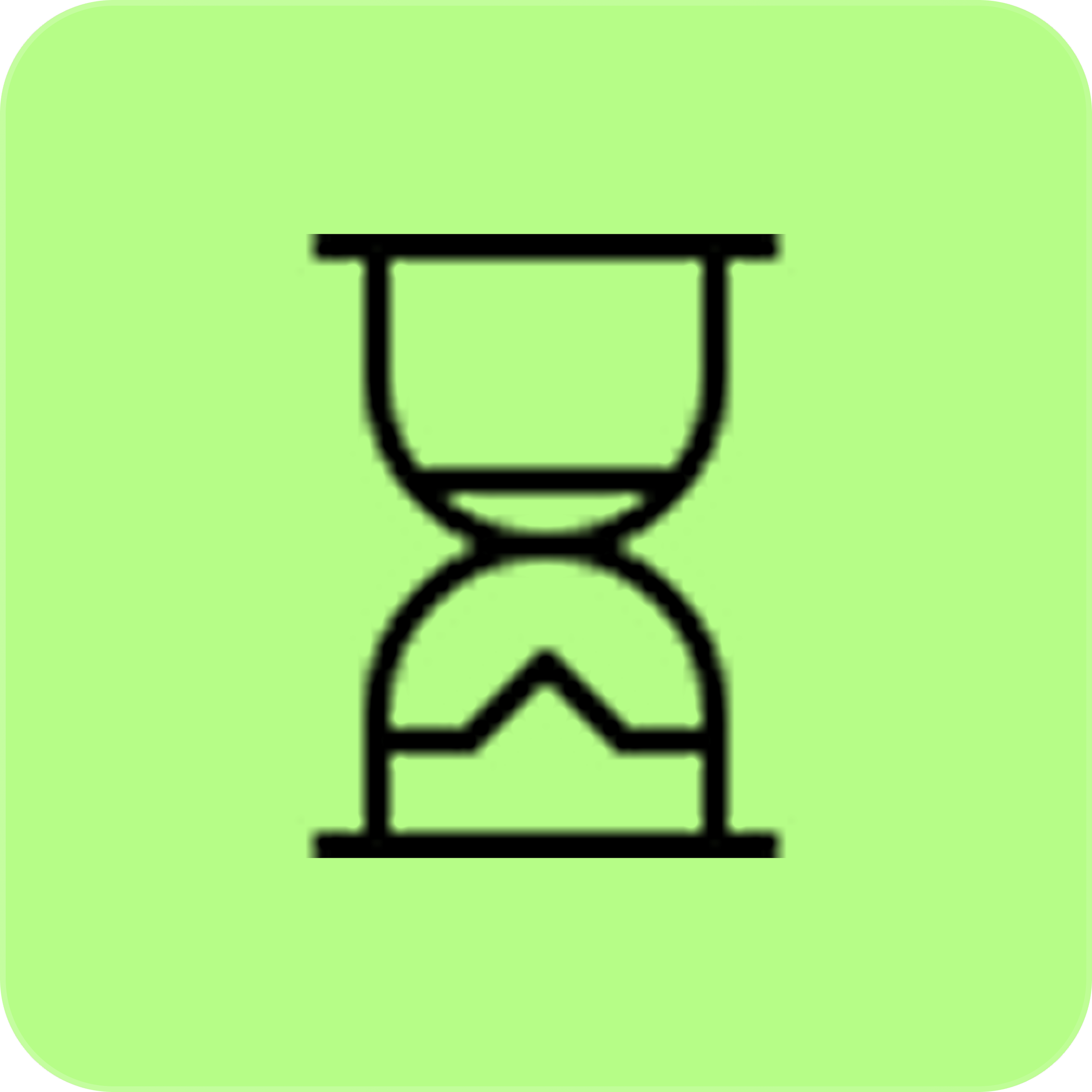 Hourglass icon.
