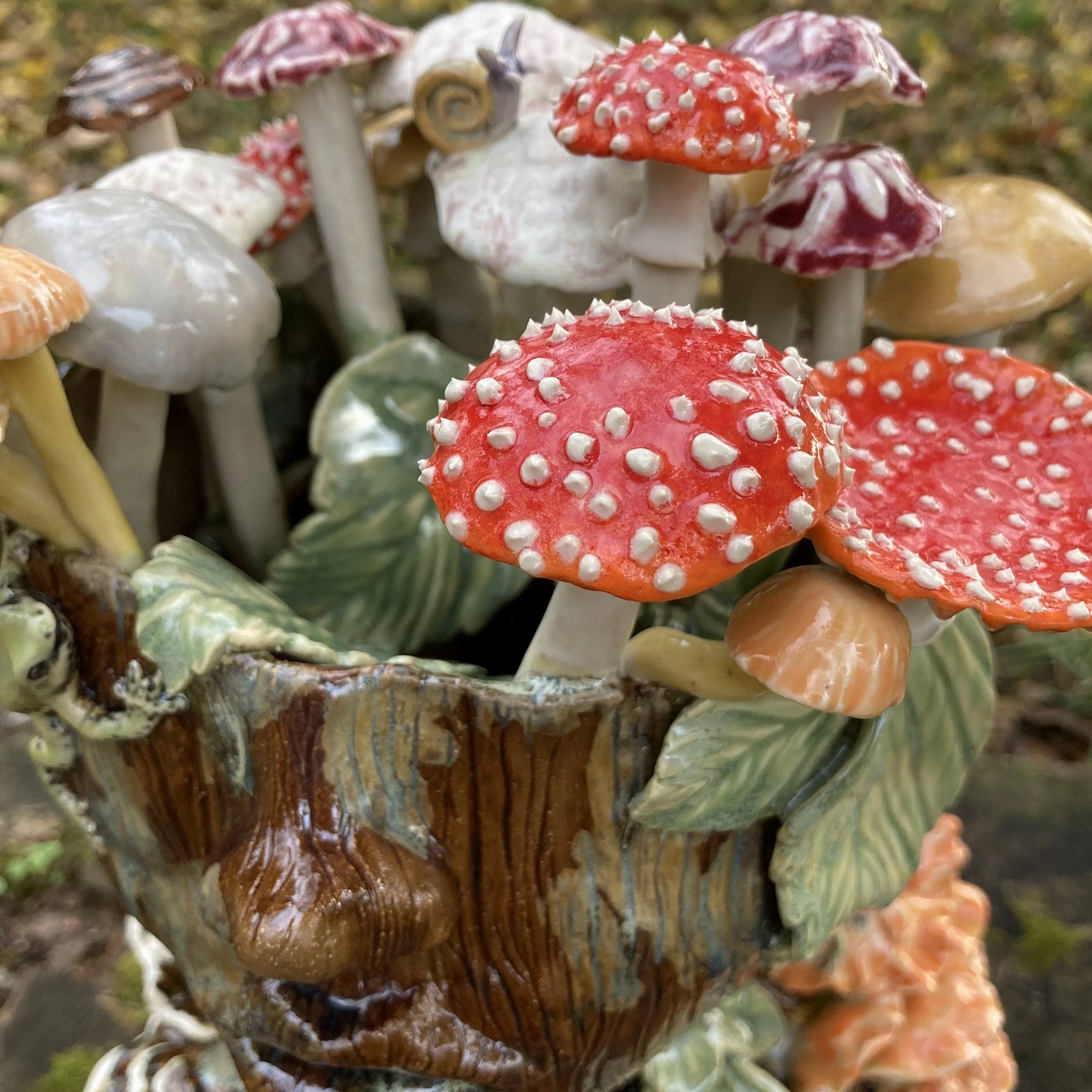 She Dreams of Mycelium, Detail I